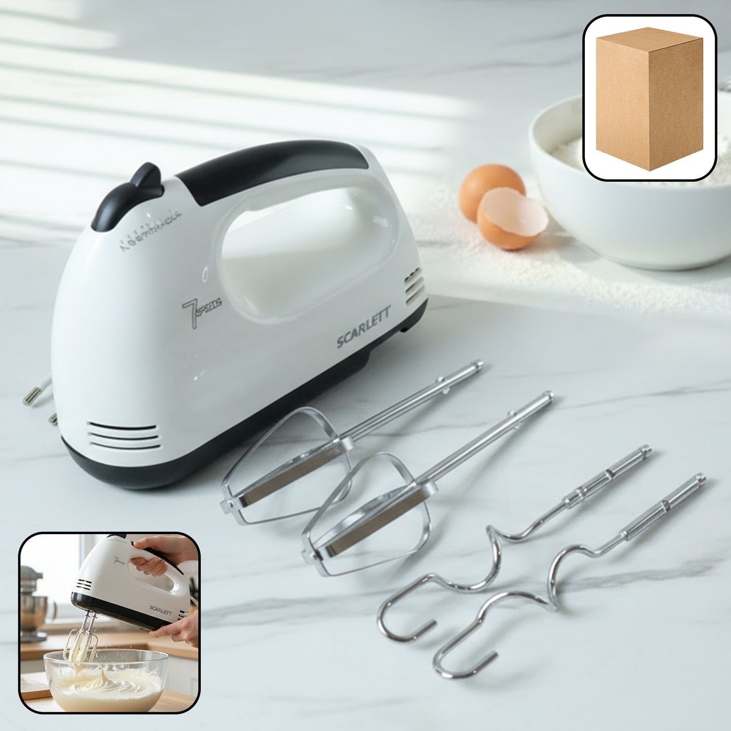 Electric Hand Mixer (1 Set)