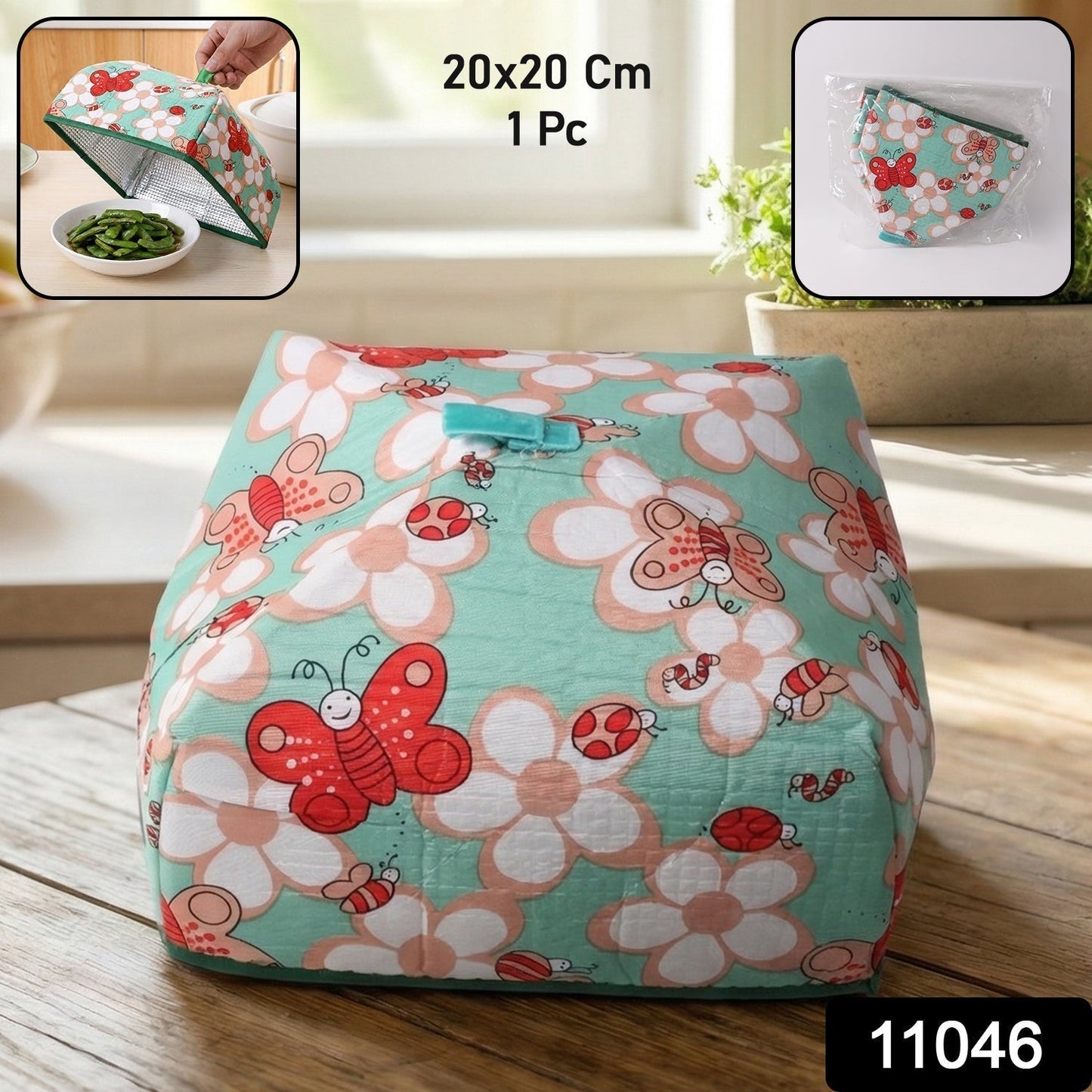 Foldable Food Cover (20 x 20 Cm, 1 Pc)