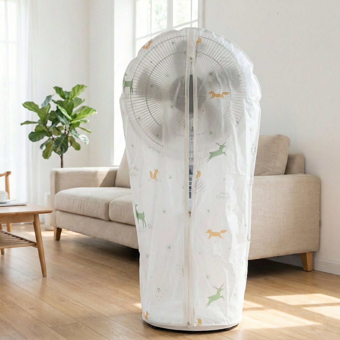 Full-Size Pedestal Fan Dust Cover (60 ? 90 Cm, 1 Pc)