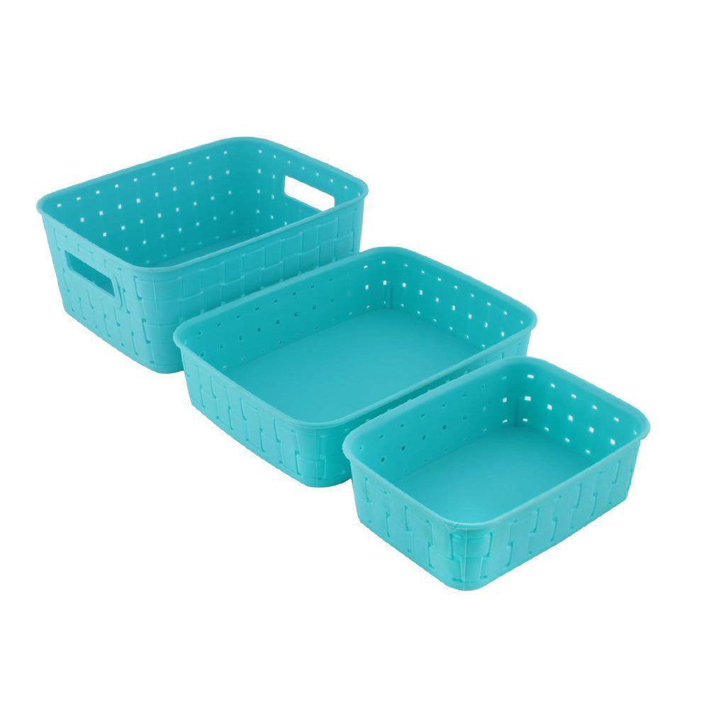 Multipurpose Smart Shelf Basket Storage Basket (Set 3 Pc)