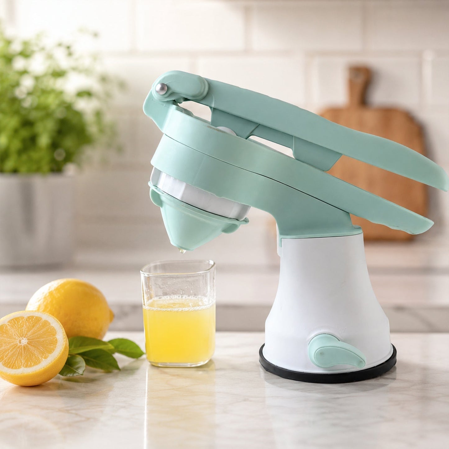 Manual Easy Squeezer Fruit Juicer, Hand Press Citrus Juice Maker (1 Pc)
