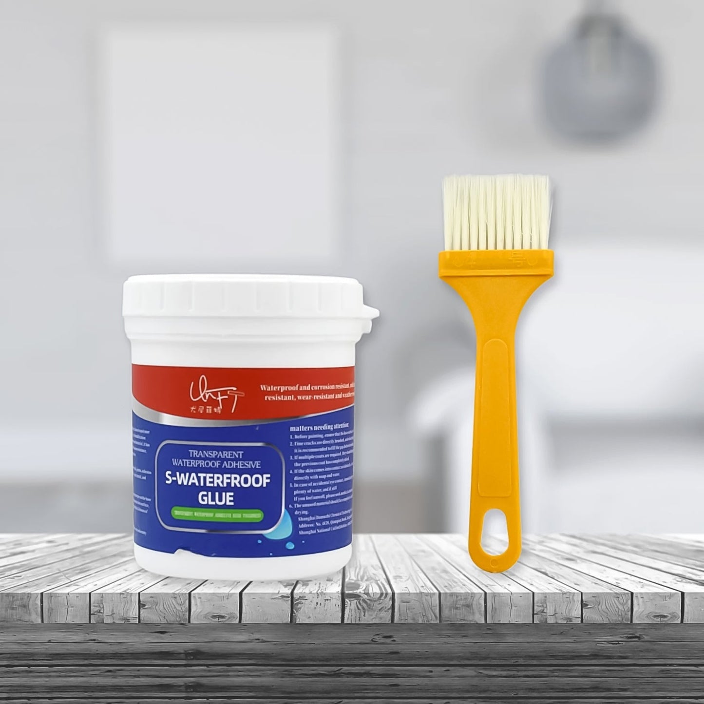 Transparent Waterproof Glue 300Gm with Brush