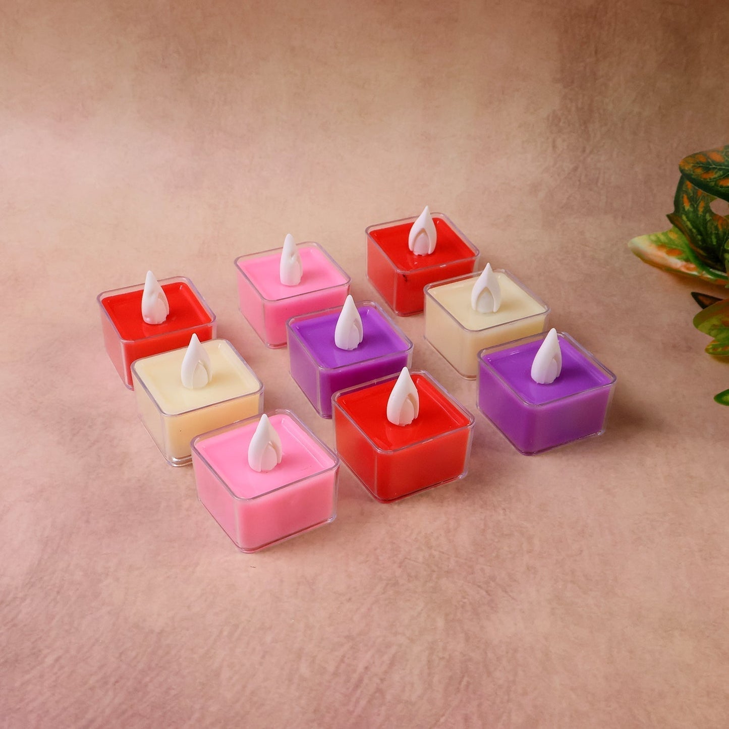 LED Flameless Decorative Tealight Candles - (9 Pc / Set)