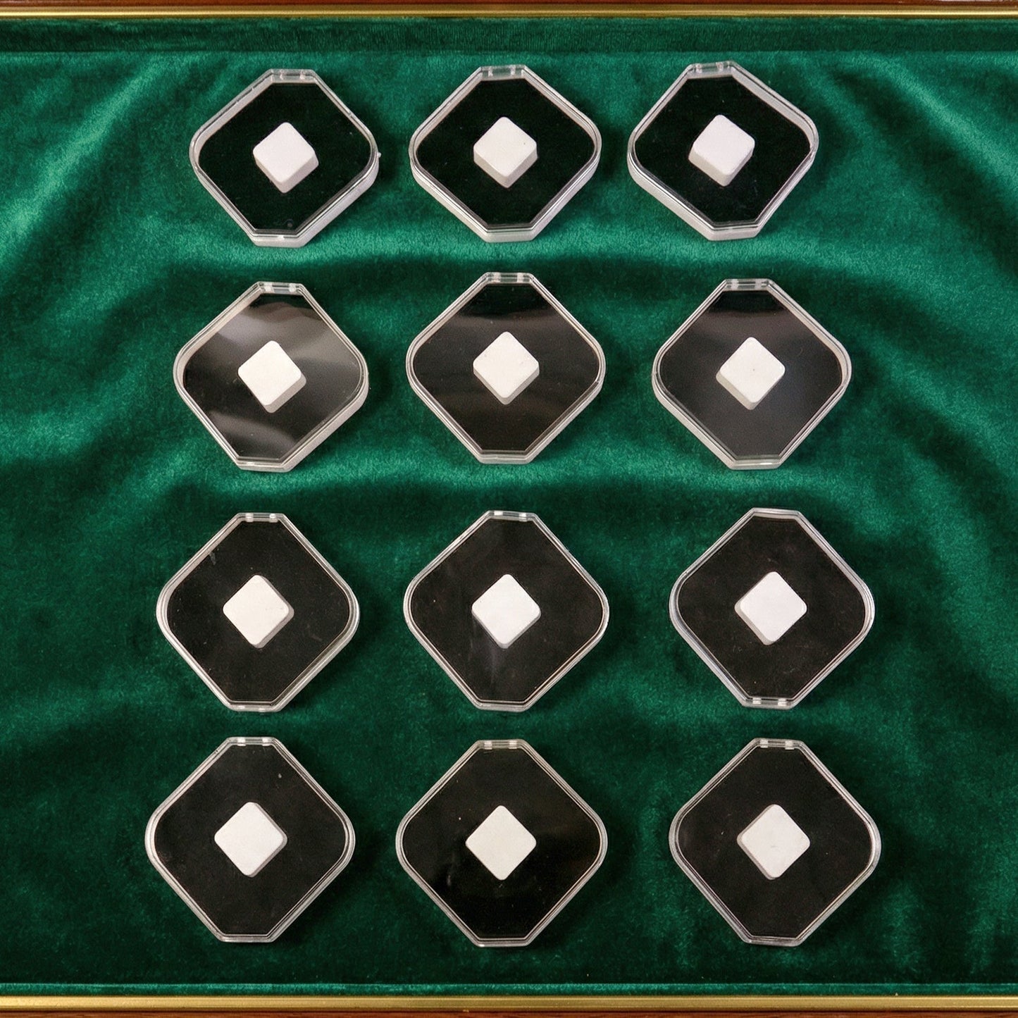 Jewellery Display Storage Box for Rings, Earrings & Small Items (12 Pc)
