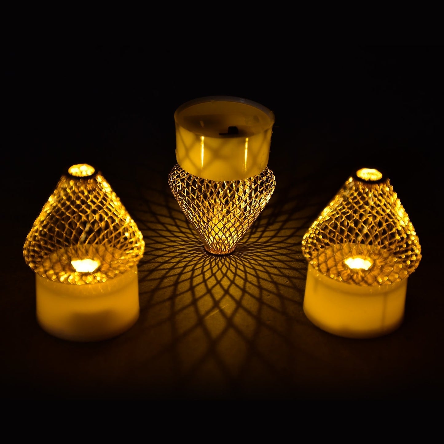 12Pcs Flameless LED Tea Light Candles for Home & Event Decor