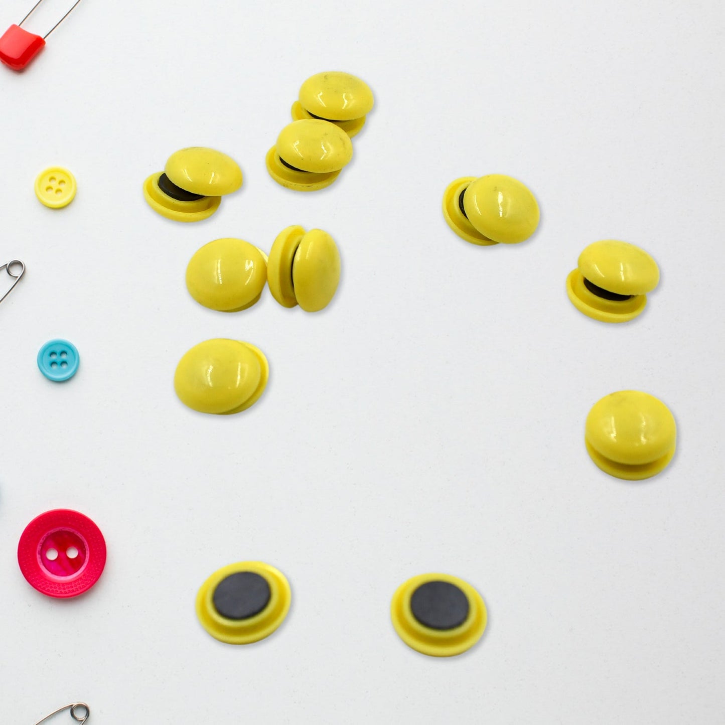 White Board Magnetic Particle Circle 2cm Color Magnetic Magnetic Buckle (Pack of 200pc)