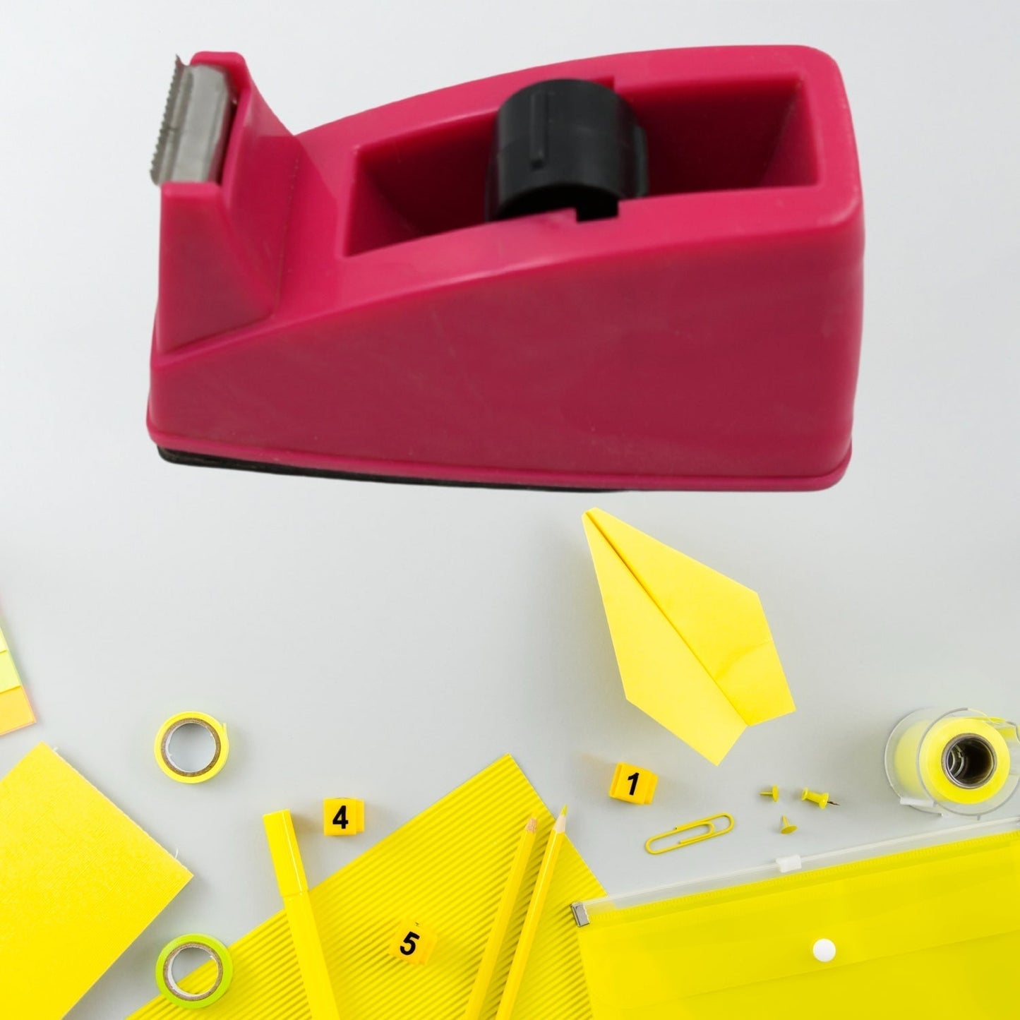 Plastic Tape Dispenser & Cutter for Home, Office & School (1 pc / B Grade)