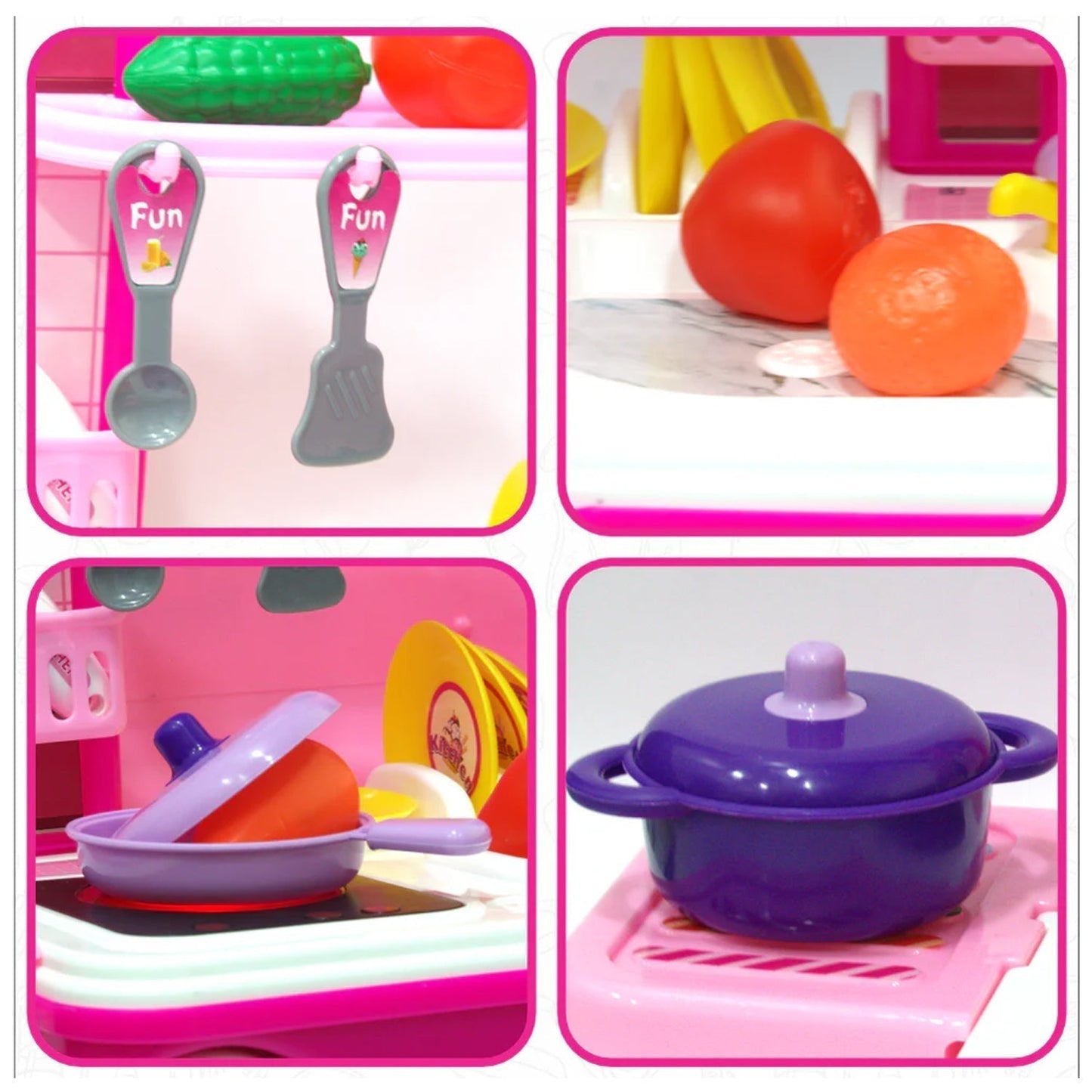 3-in-1 Kitchen Set for Kids with Suitcase – Role Play Cooking Toy for Girls & Boys (3+)