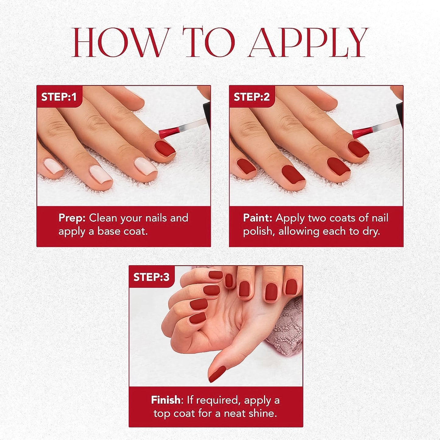 OG Beauty Red Carnival Mattify Nail Paint (10 ML / 1 Pc)