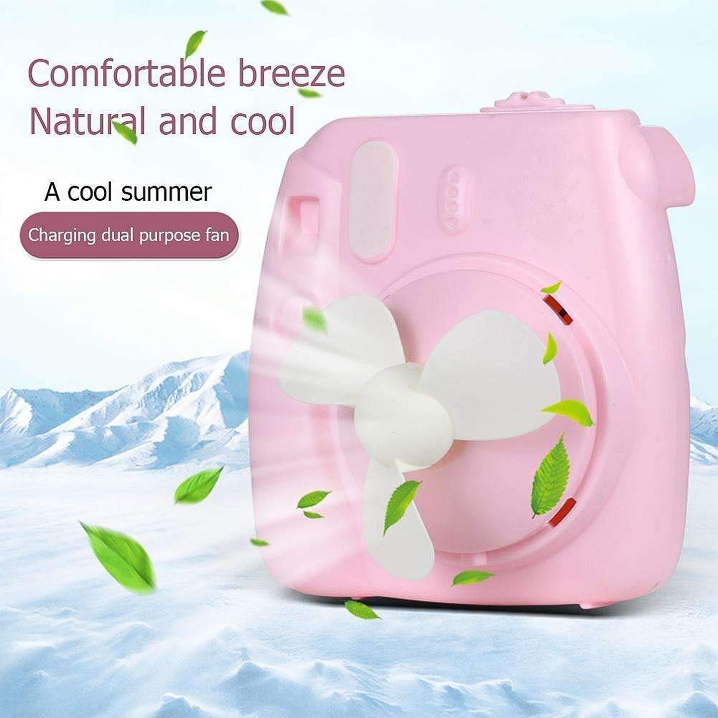 USB Mini Camera-Shaped Fan (1 Pc)