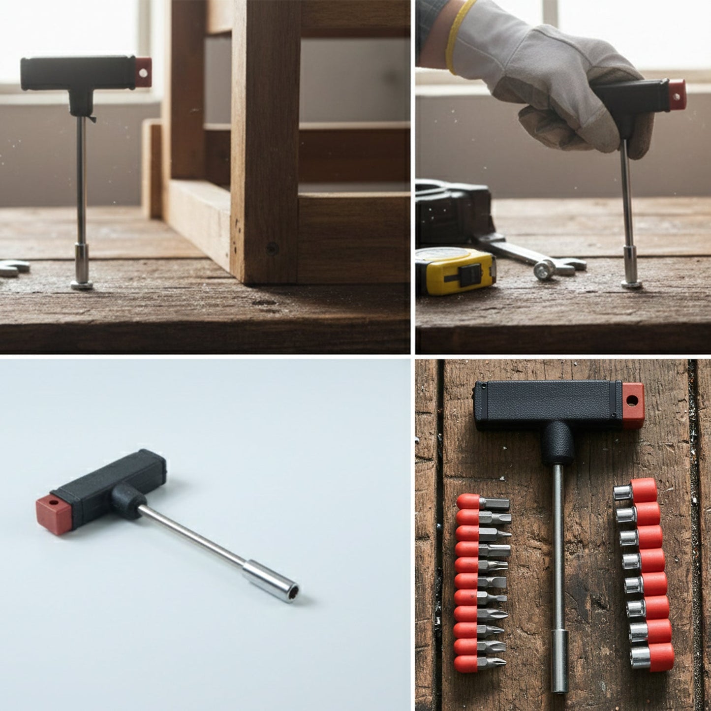 T Handle Screwdriver Tool Kit Set (1 Set)