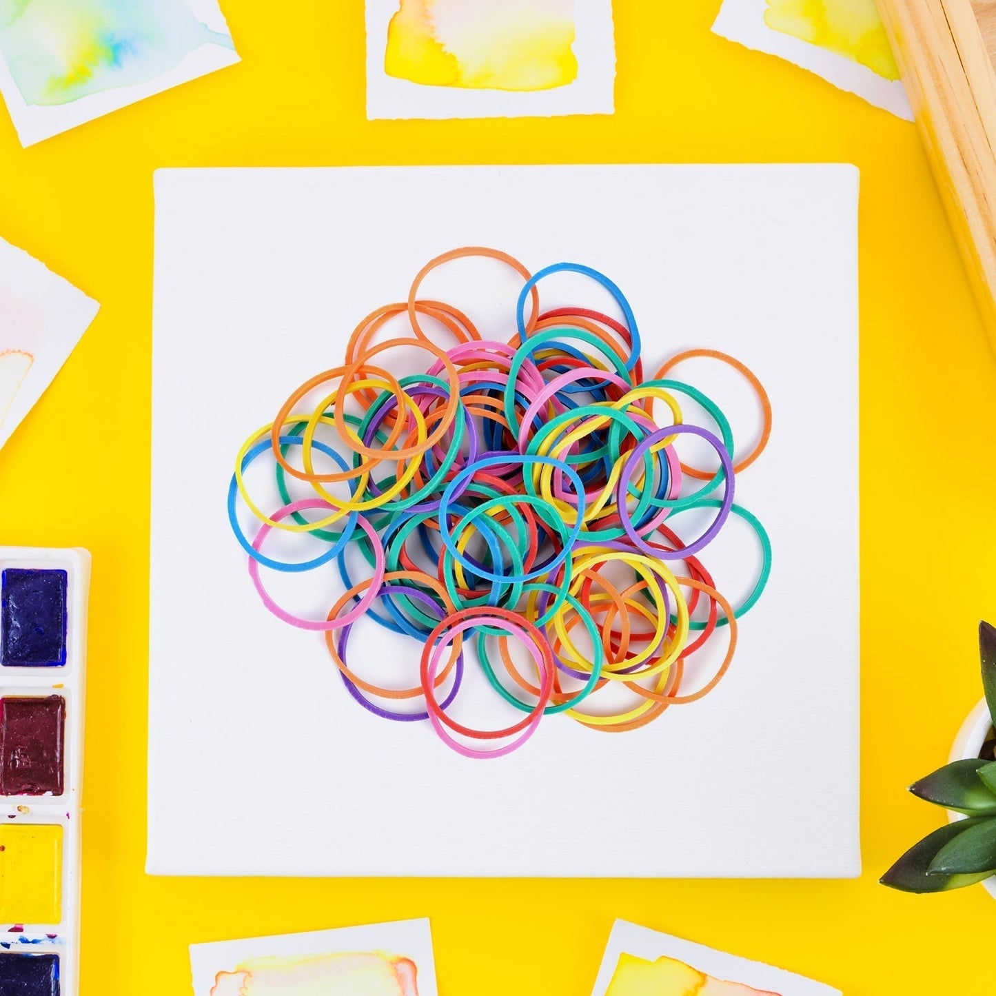 RUBBER BAND FOR OFFICE/HOME AND KITCHEN ACCESSORIES ITEM PRODUCTS, ELASTIC RUBBER BANDS, FLEXIBLE REUSABLE NYLON ELASTIC UNBREAKABLE, FOR STATIONERY, SCHOOL MULTICOLOR, Hair accessories