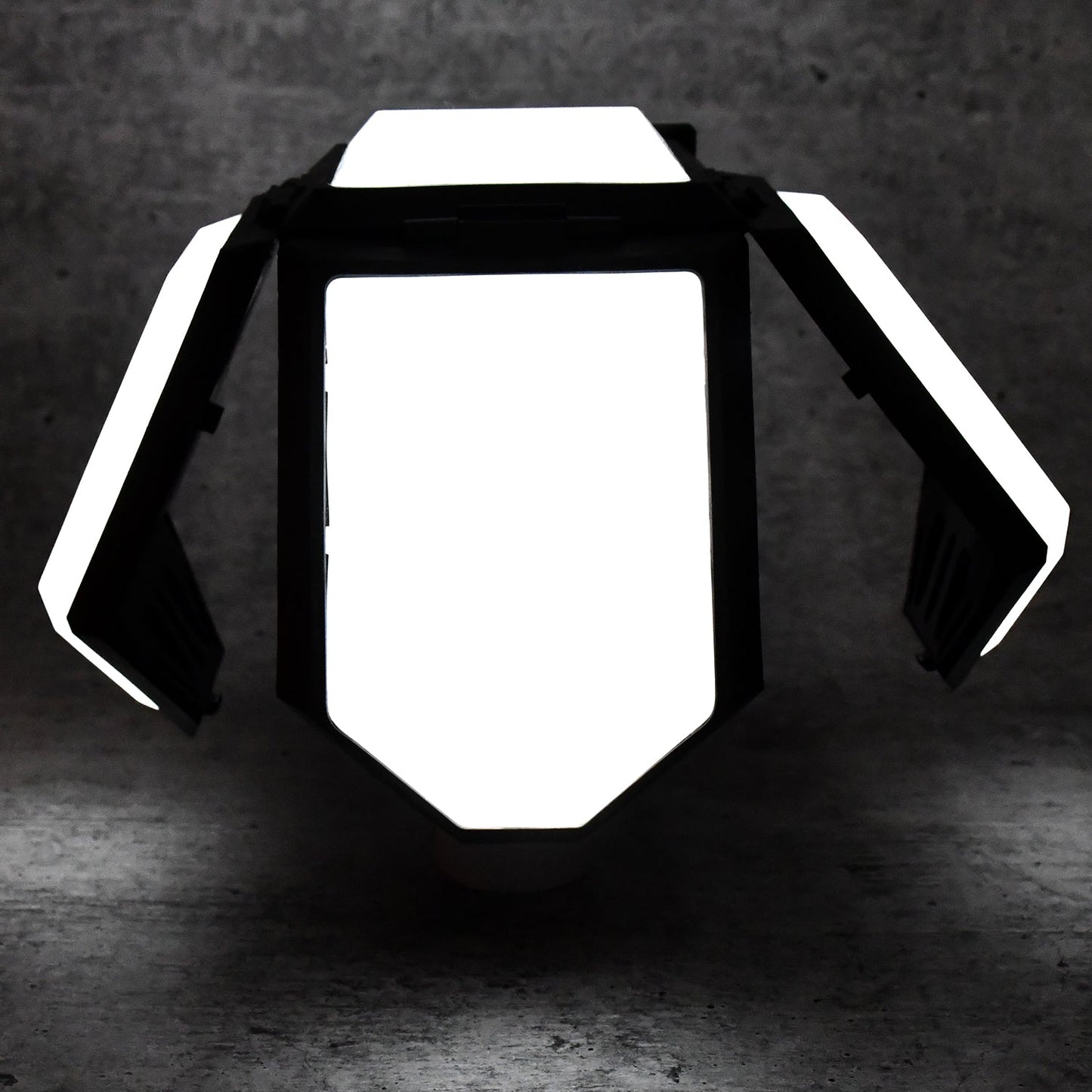 Foldable Camping Light USB Rechargeable LED Lamp with Hanging Hook (1 Pc)