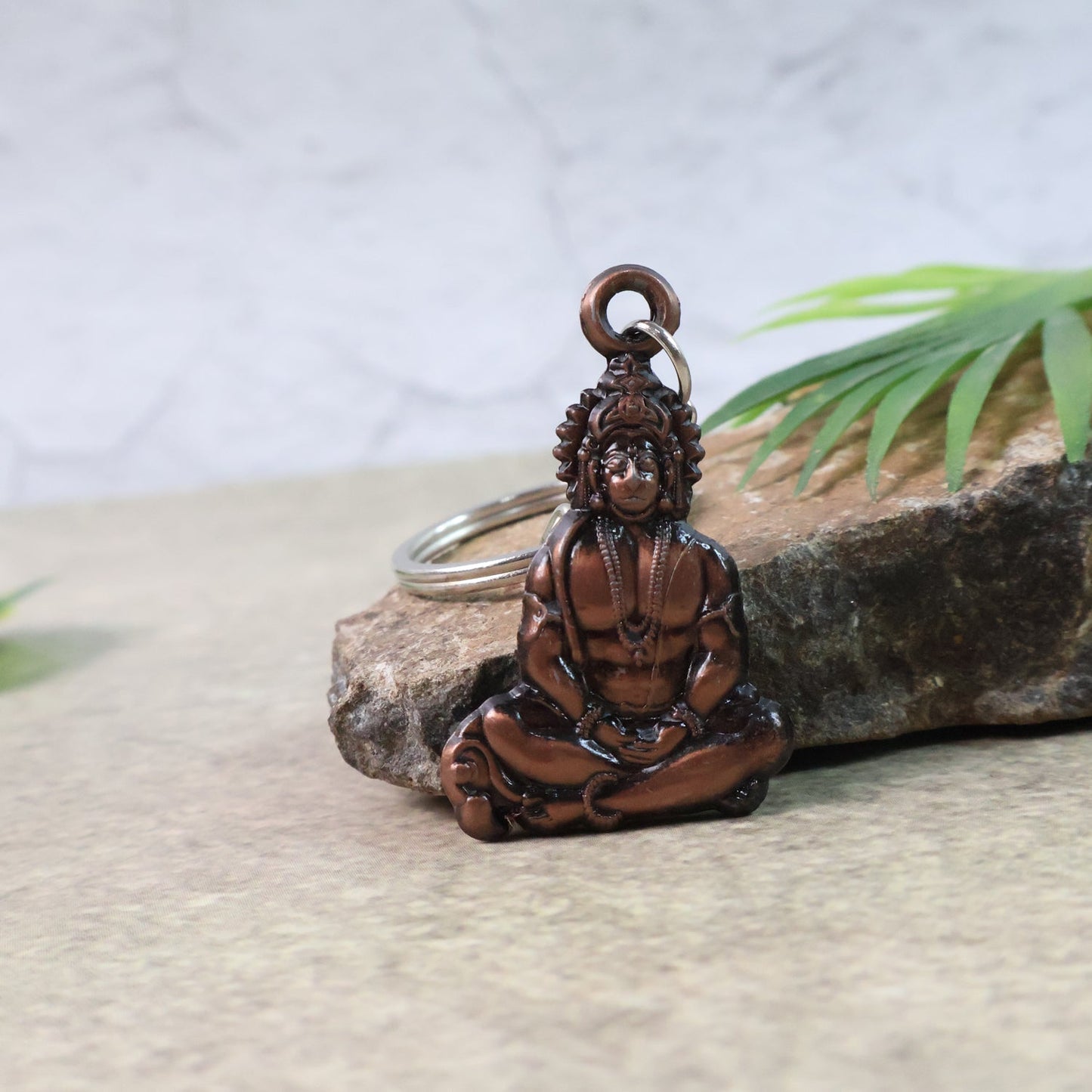 Hanuman Metal Keychain Set (2 Pc Mix Design)