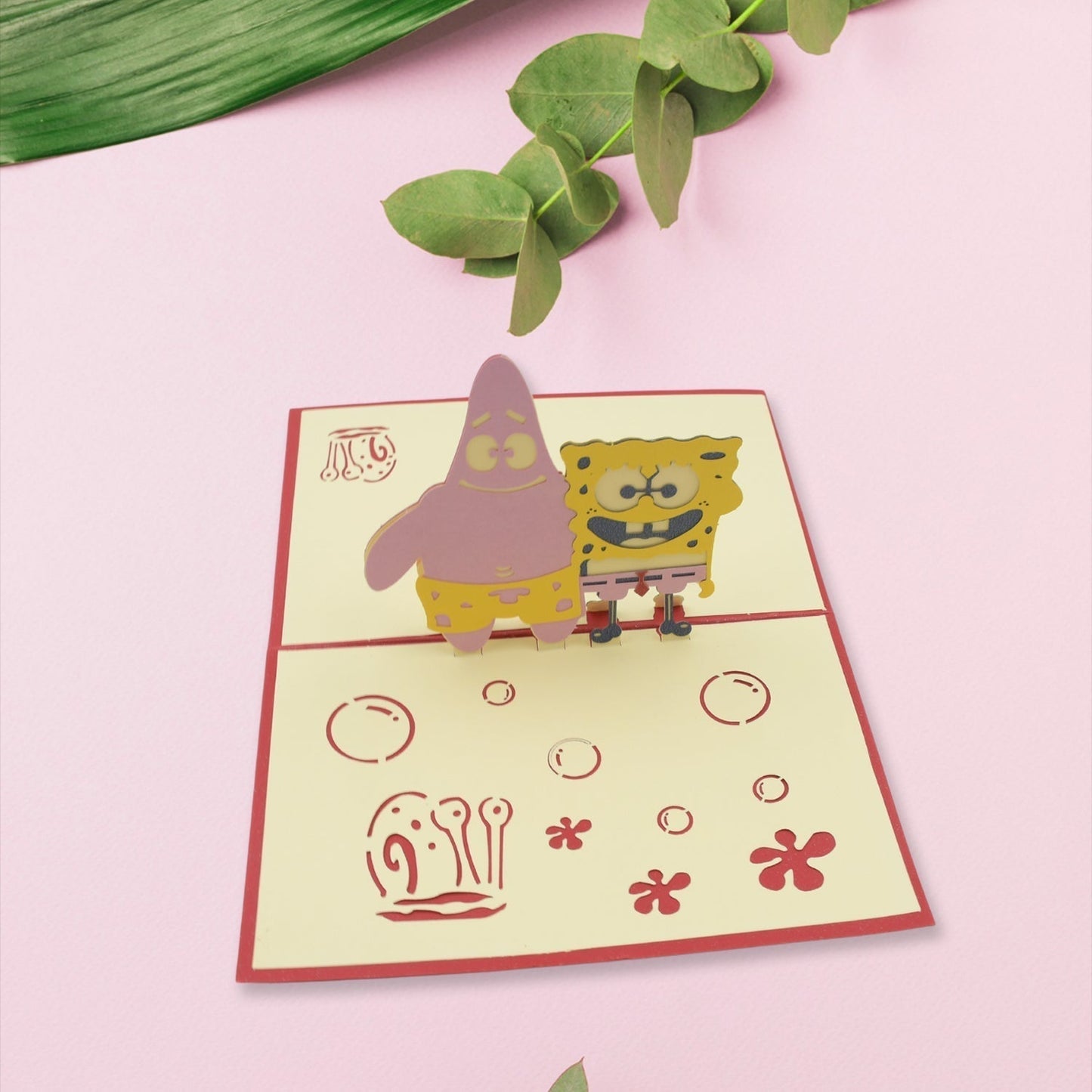 3D -Up Greeting Card (1 Pc): Birthday, Love, Christmas