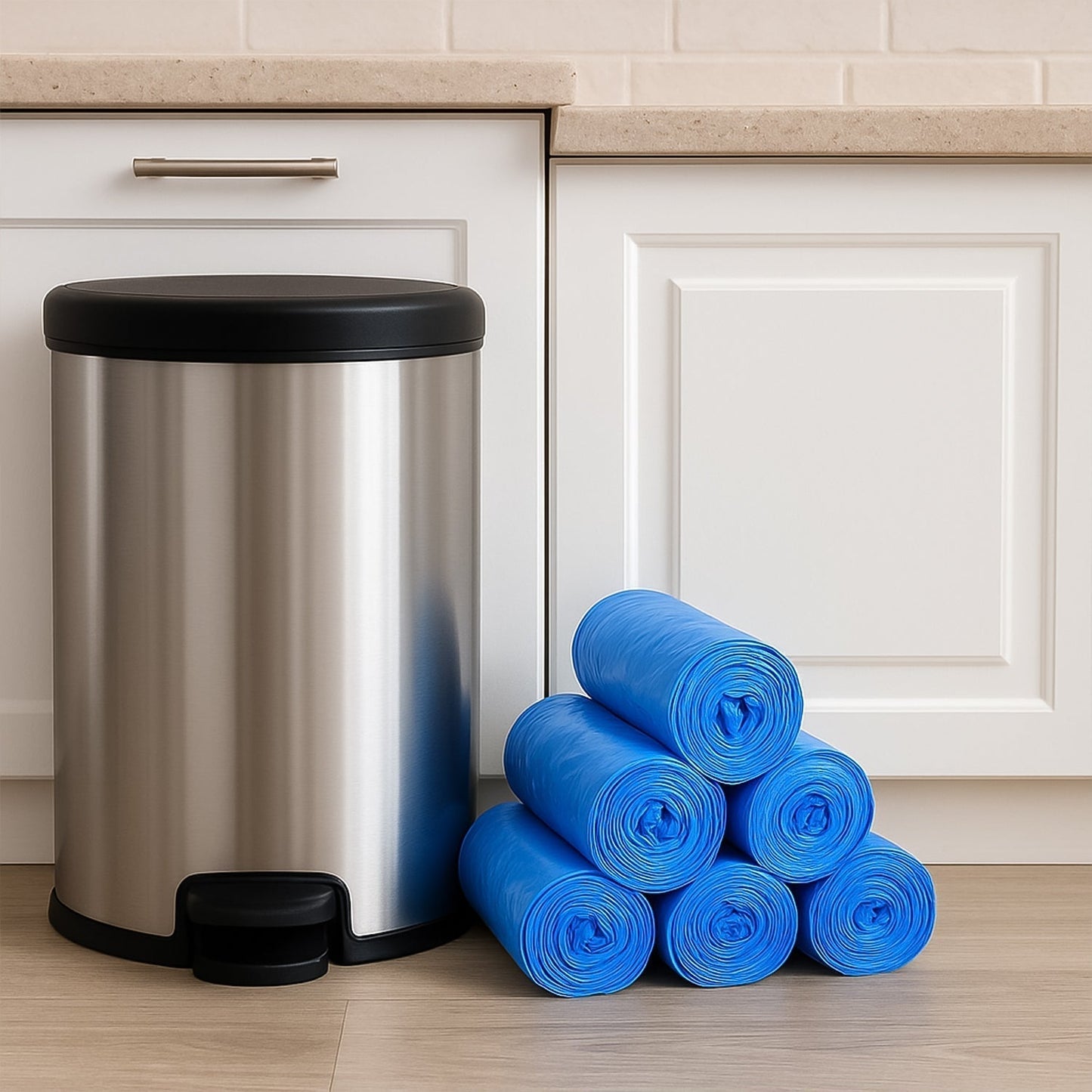 High-Quality Garbage Bags 50x60 cm (5 Pc)