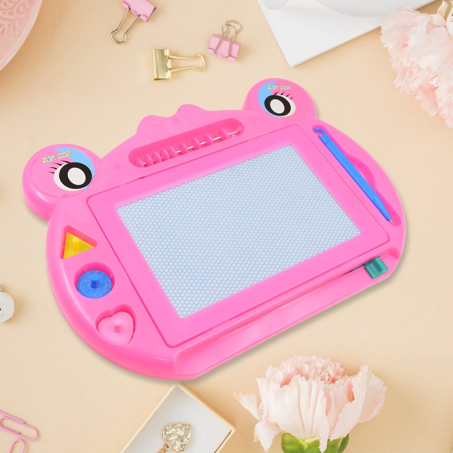 Frog Design Magic Sketch Slate Board (1 Pc / 28 × 20 Cm)