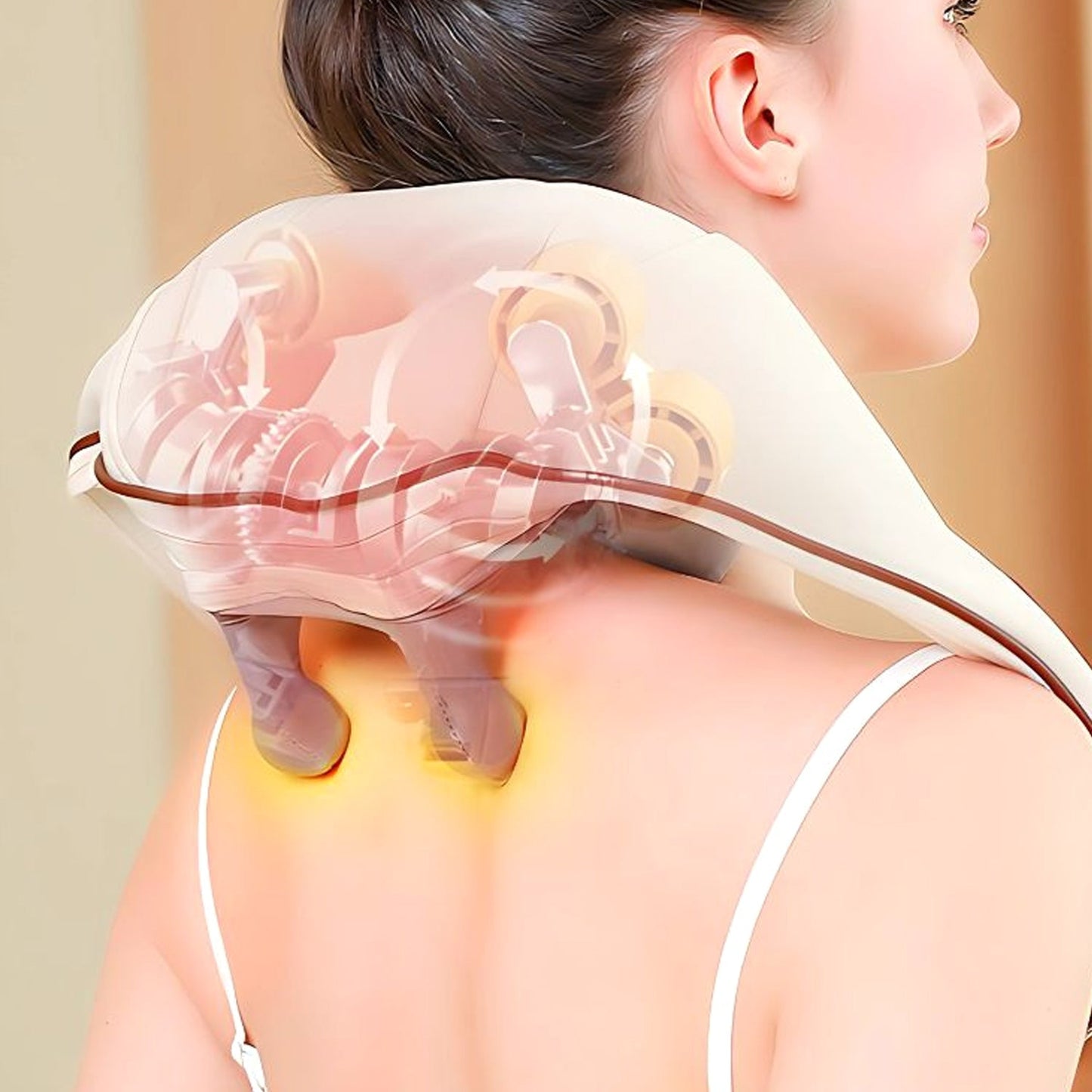Adjustable Neck & Shoulder Massager Big Belt (1 Pc)