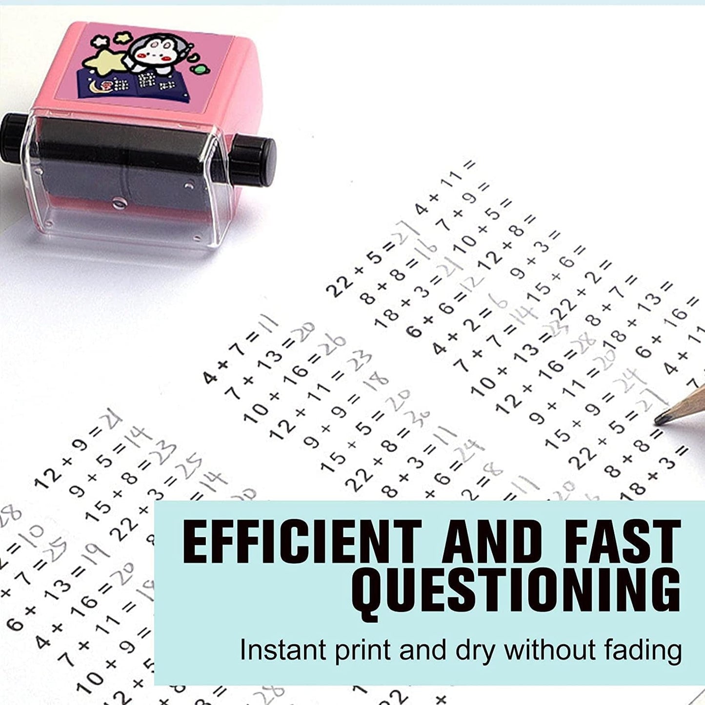 Digital Roller Stamp for Teaching Math