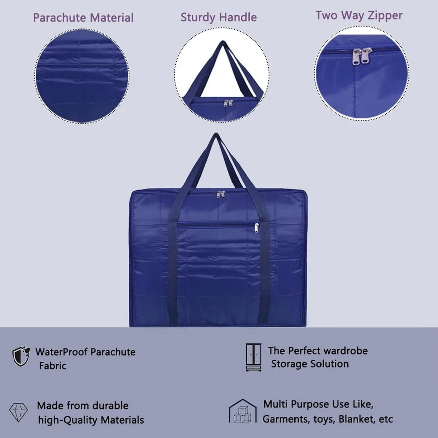 Blanket Storage Bag (1 Pc / 60x47x33 cm)