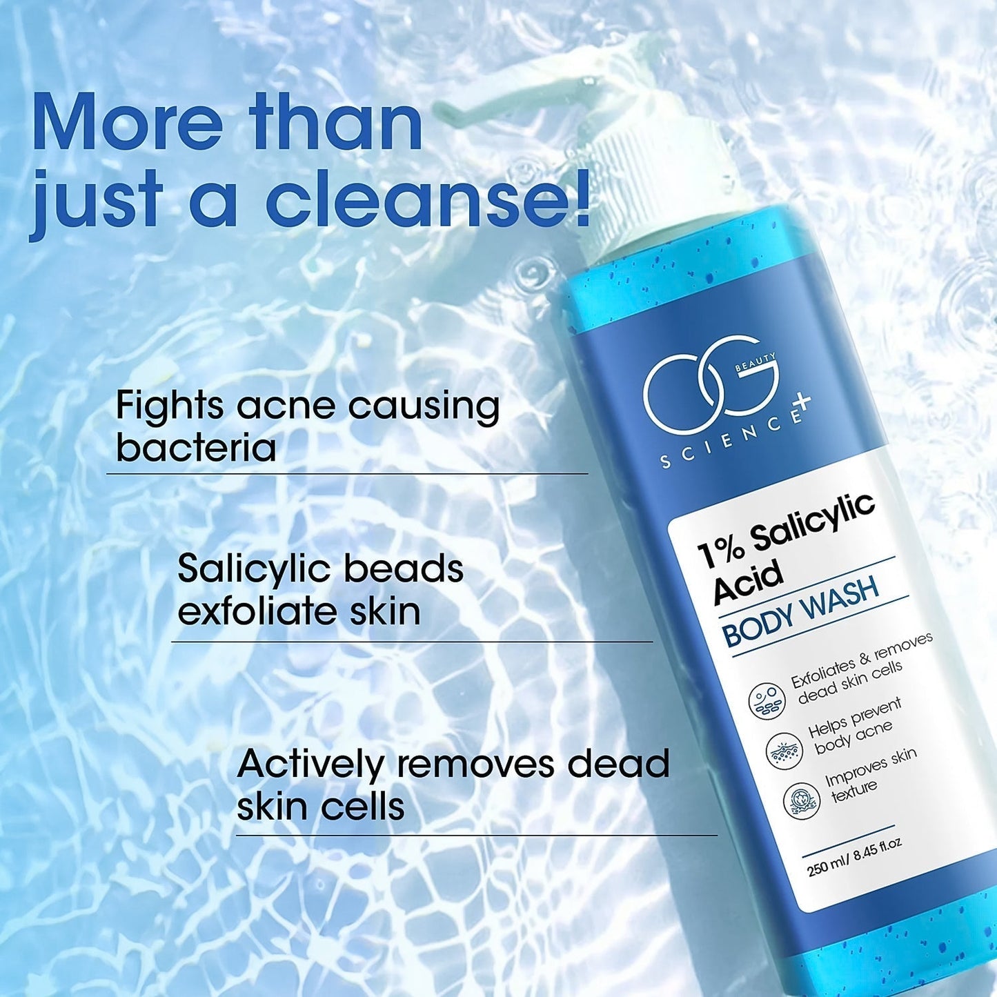 OG Beauty Science 1% Salicylic Acid Body Wash (250ML / 1 Pc)