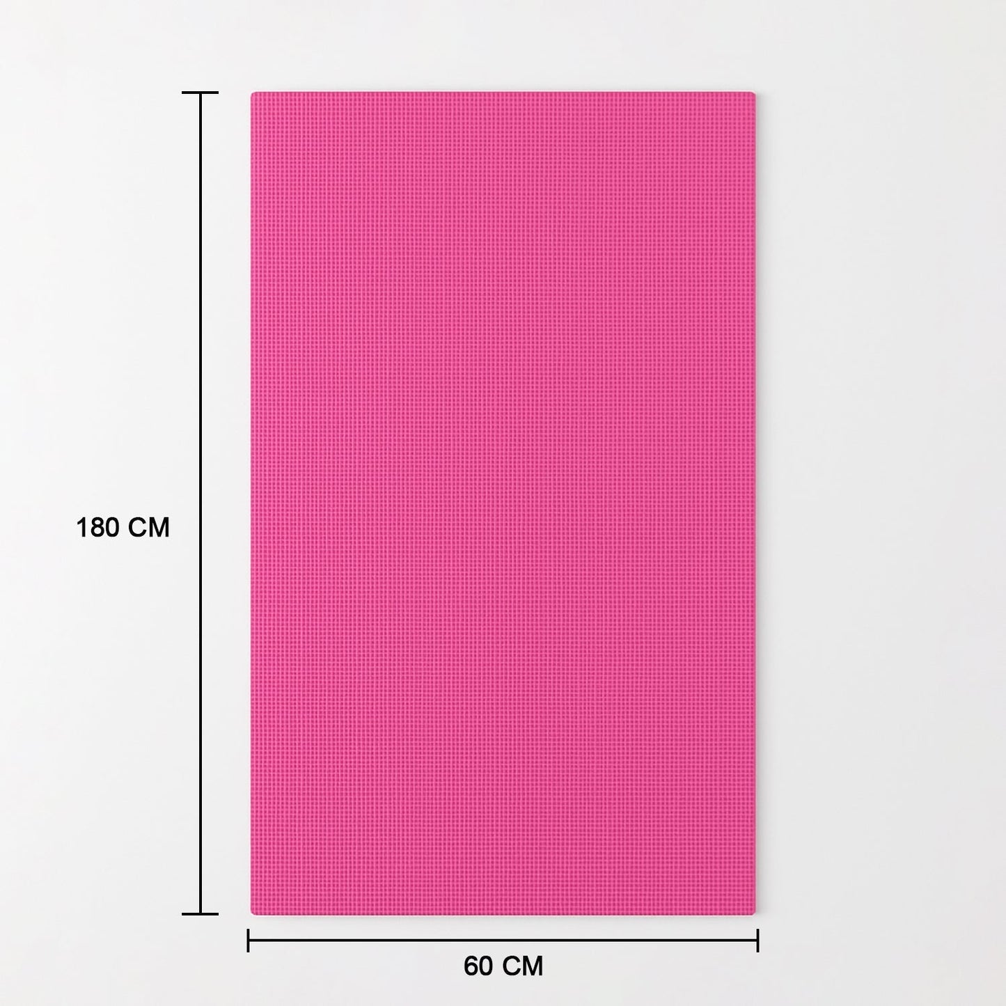 Yoga Mat Eco-Friendly For Fitness Exercise Workout Gym with Non-Slip (180x60xcm) Color may very