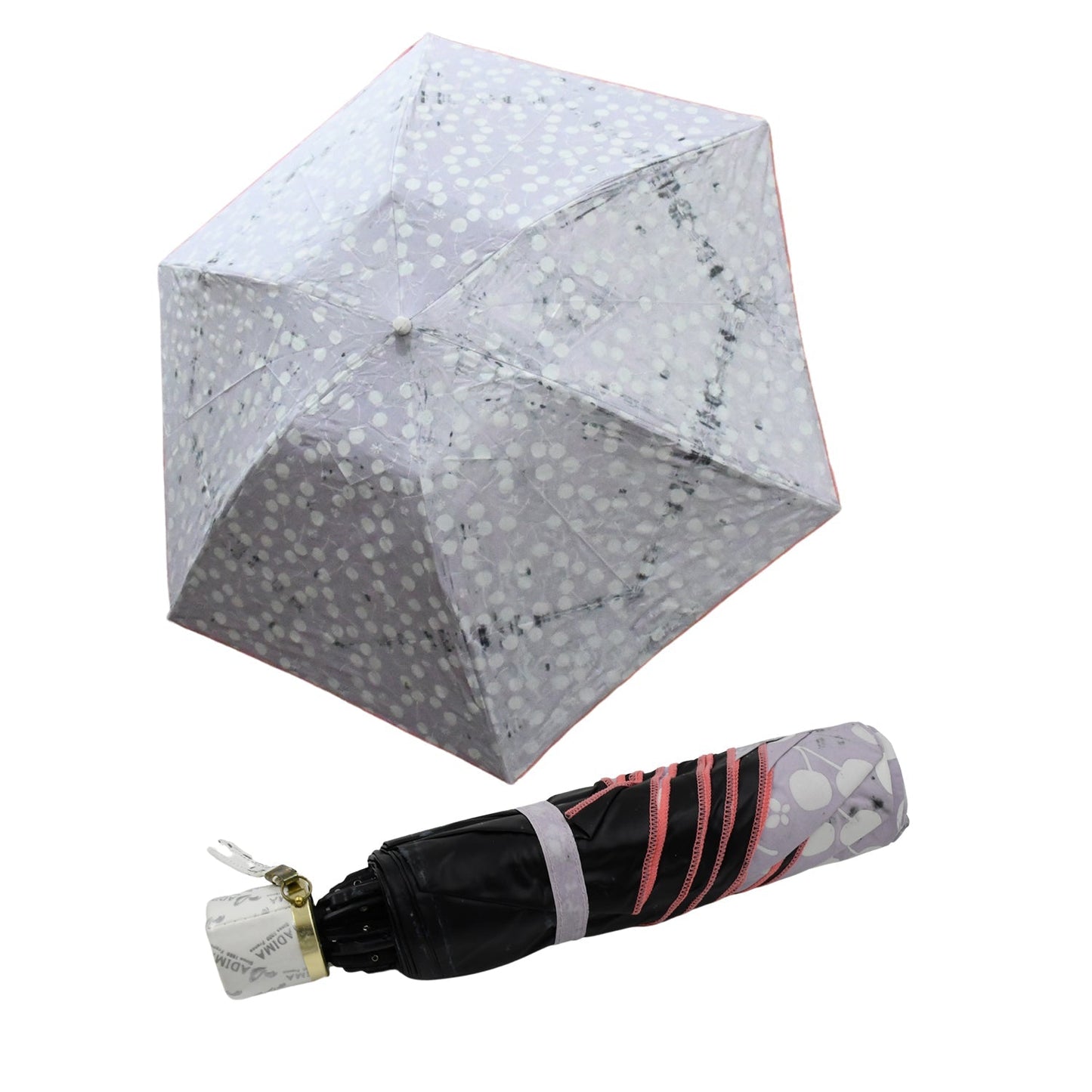 2 Fold Sun Protective Solid Foldable Outdoor Umbrella, Portable Sun, UV Protection Lightweight Rain Umbrella With Umbrella Case For Girls, Women, Men, Boys