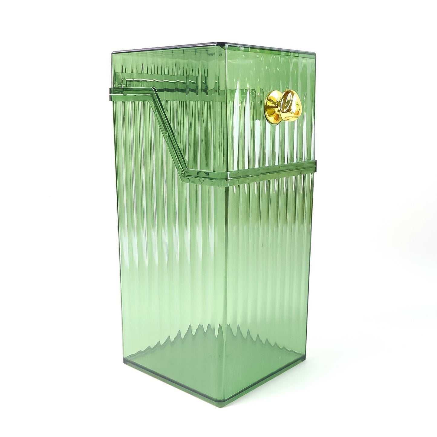 Square Plastic Storage Box with Flip Lid (1 Pc)
