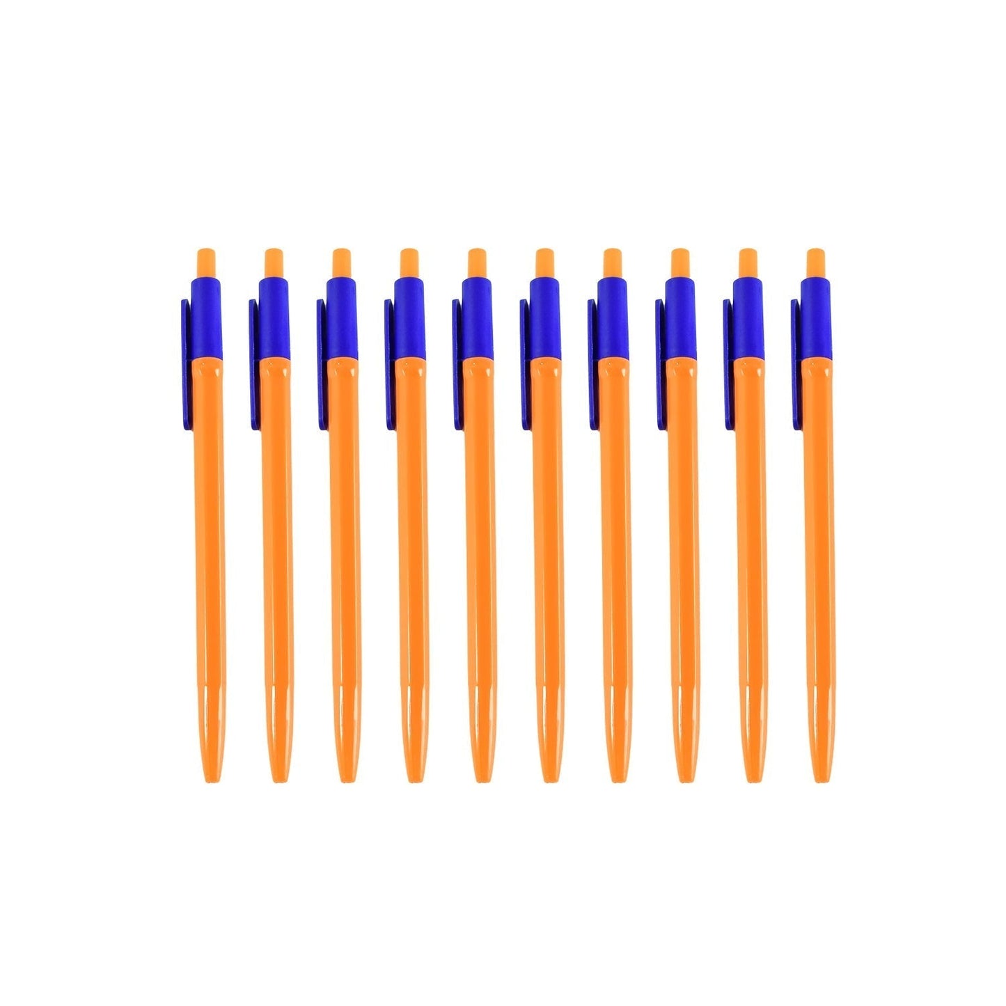 Retractable Ball Pen – Smooth Writing Click Pen with Blue Ink - (60 Pc / Set)