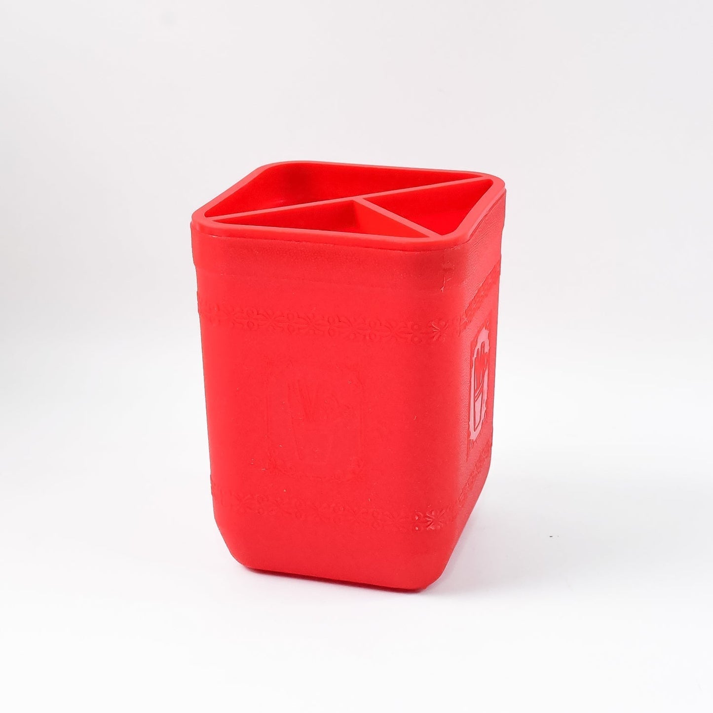Officemate Pen Stand – Tri-Section Desk Organizer Stationery, Pens, Office Supplies