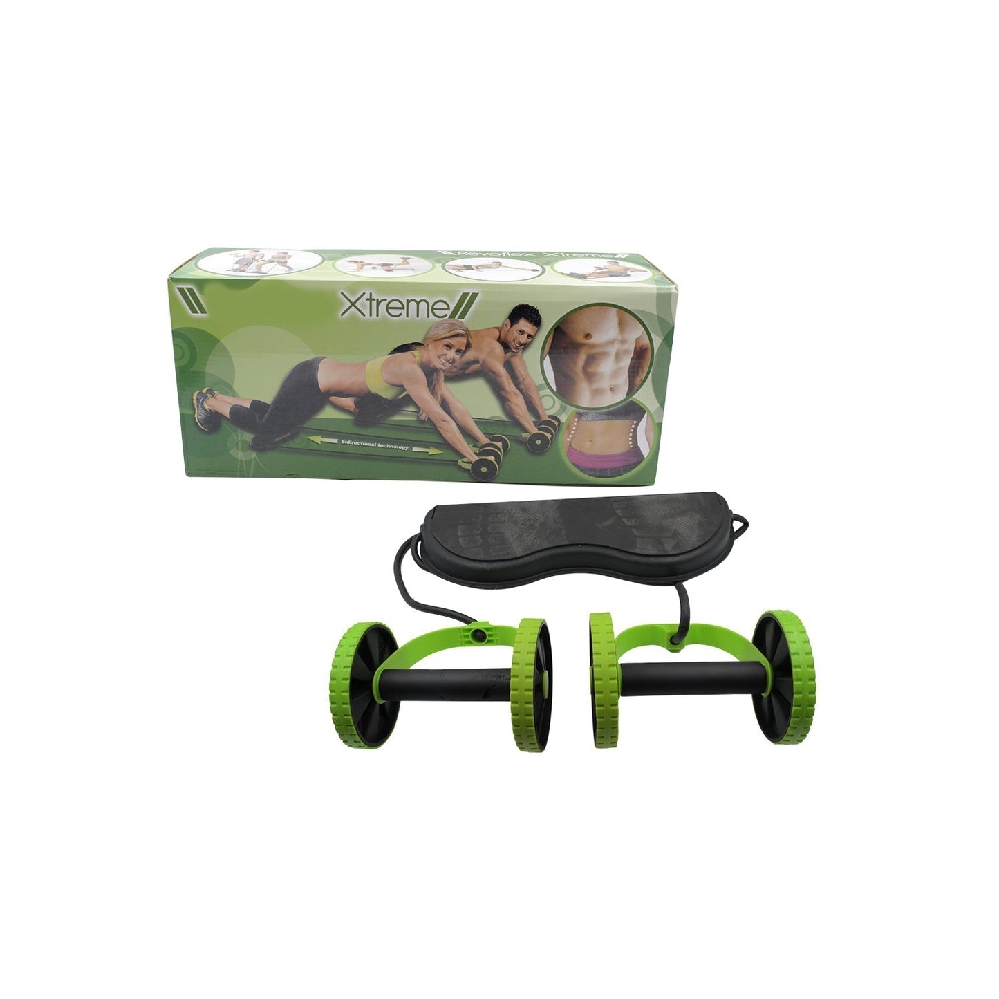 Professional Fitness Imported Ab Builder Ab Care Xtreme Fitness Resistance Exerciser Resistance Tube Ab Slimmer Rope Exerciser Body Building Home Gym Trainer for Both Men & Women (1 Pc)