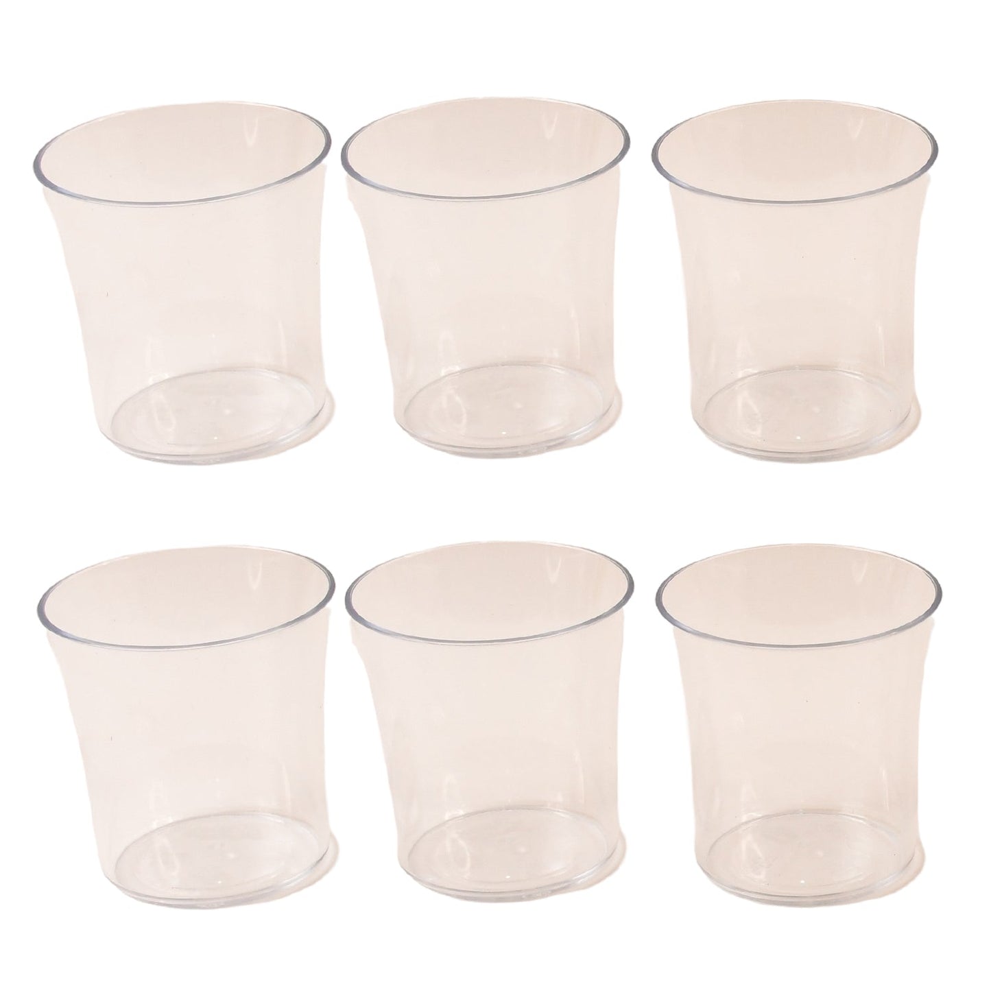 Apex Welcome Plastic Glass Set for Daily Use – Set of 6