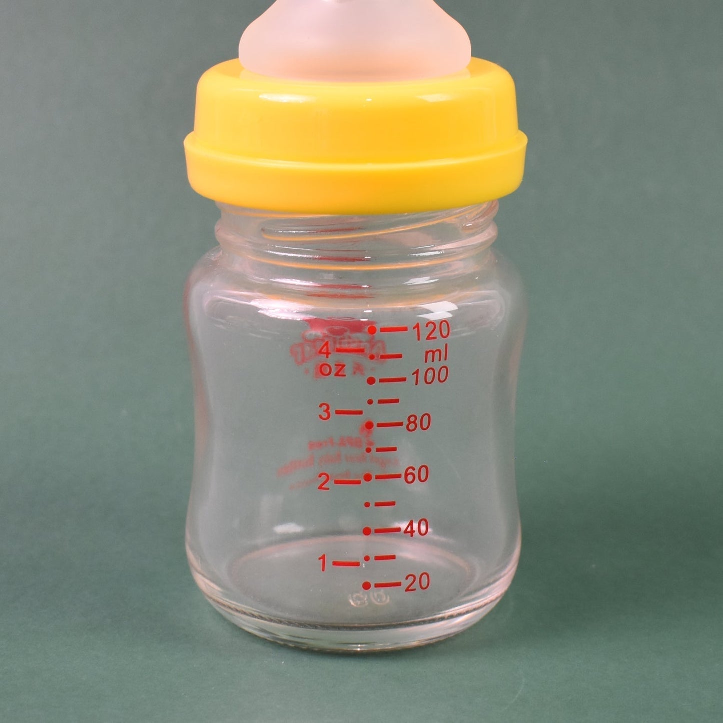 Glass Baby Feeding Bottle (120 ML / 1 Pc)