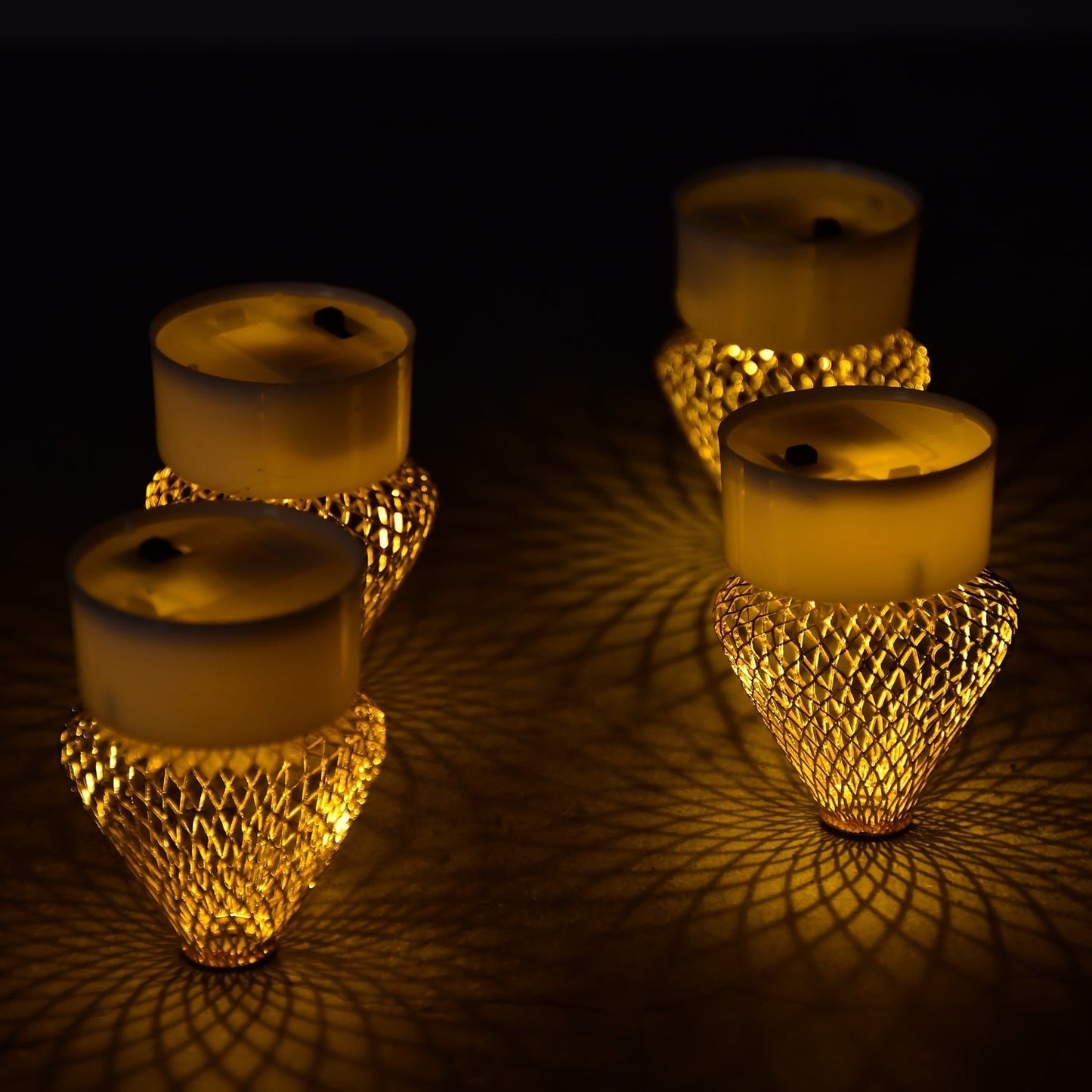 12Pcs Flameless LED Tea Light Candles for Home & Event Decor
