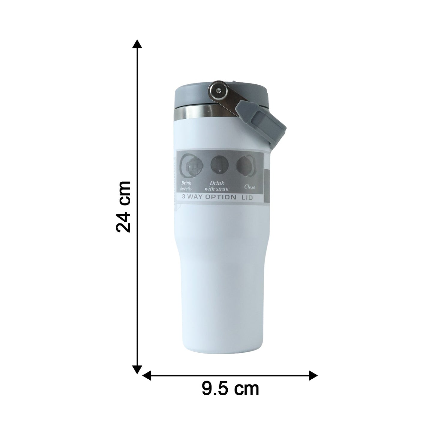 Premium Vacuum Insulated Stainless Steel Tumbler Mug (1 Pc, 890 ML)