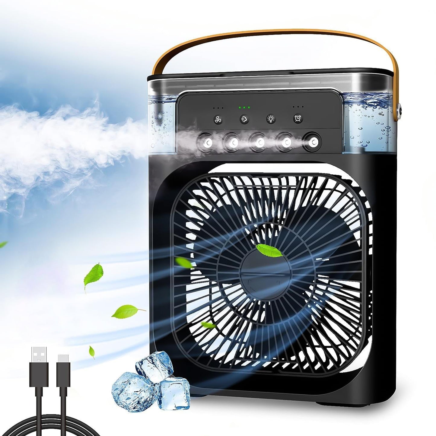 Portable Mini Air Cooler Fan (1 Pc)