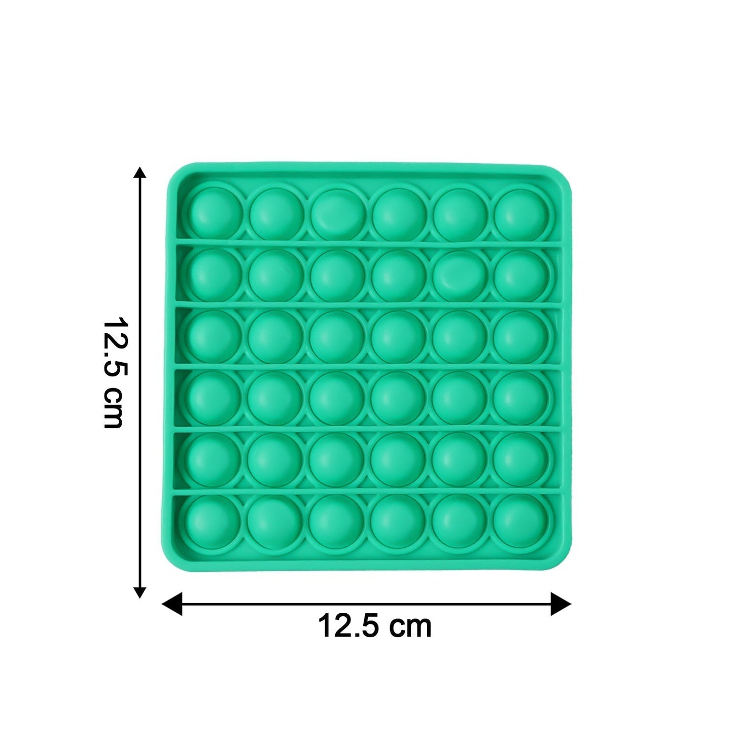 Premium Square Shape Silicone Pop It Fidget Toy (1 Pc)