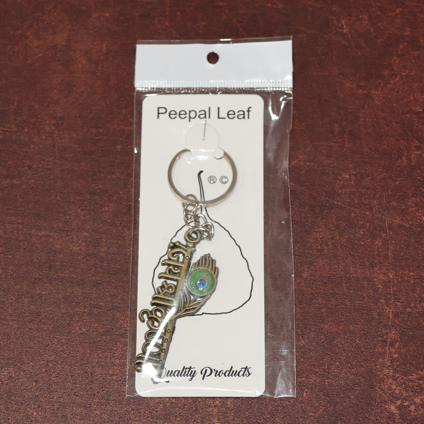 “Jai Shree Krishna†Text Metal Keychain (1 Pc)