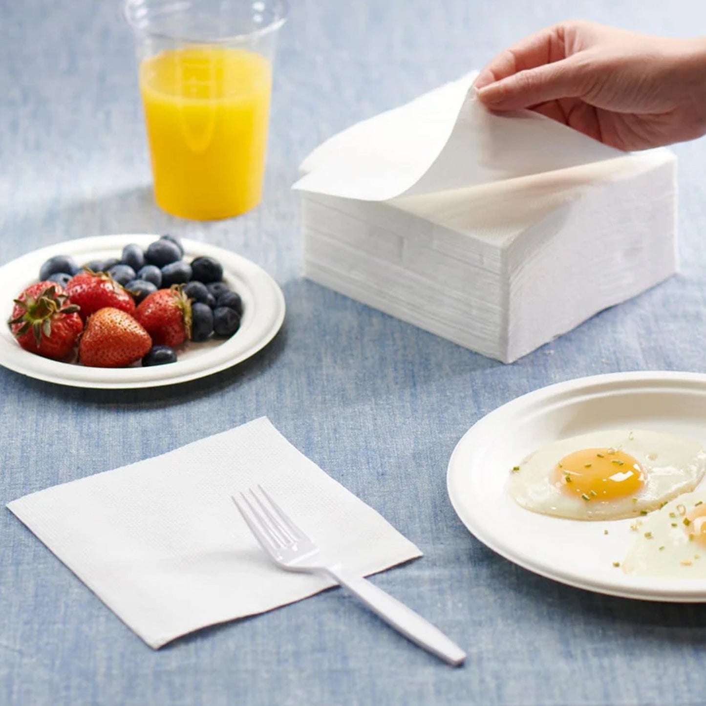 Freshee Premium Dinner Napkins — 50 Pc Pack (40 × 40 cm)