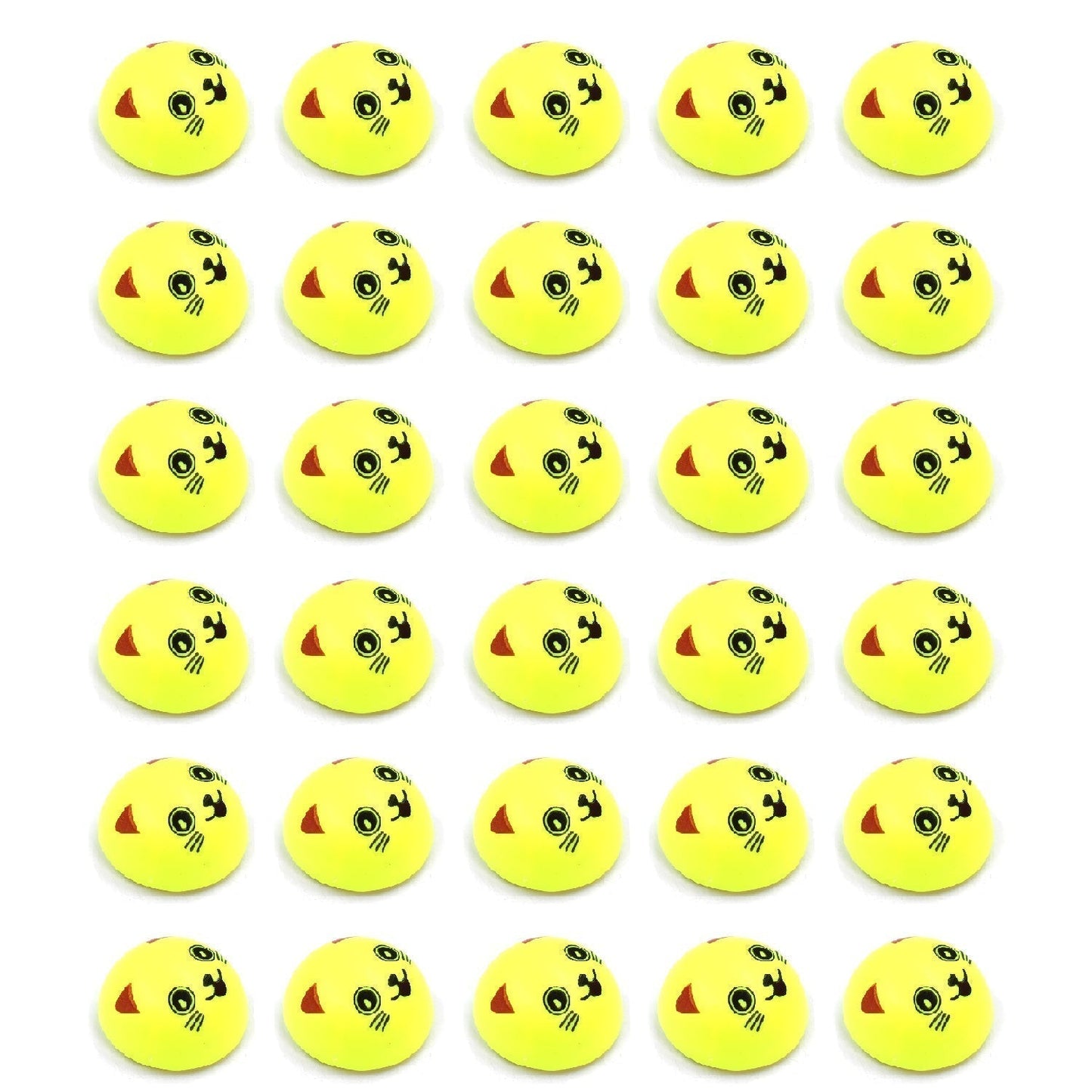 30PCS PULL BACK SMILEY TOY