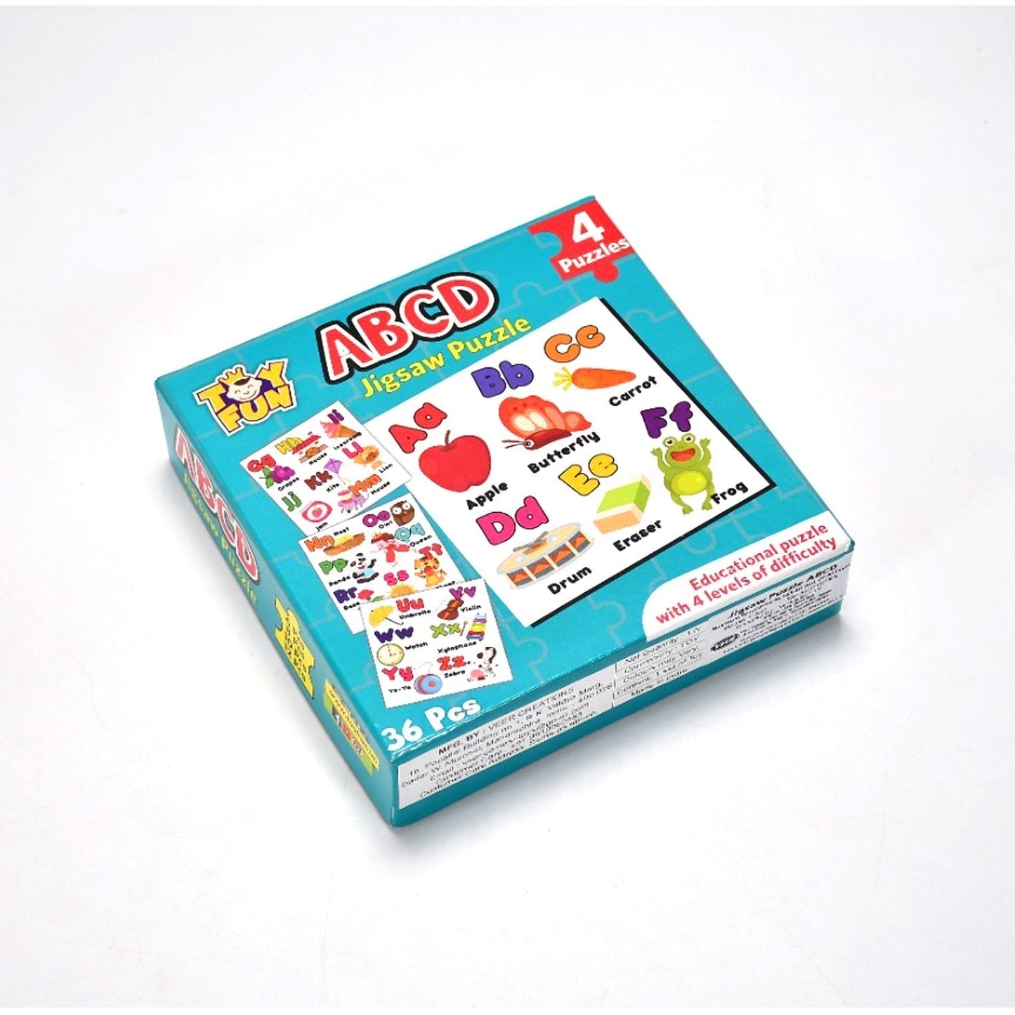 ABC Jigsaw Puzzle Toy for Children (4-Pcs Pack)