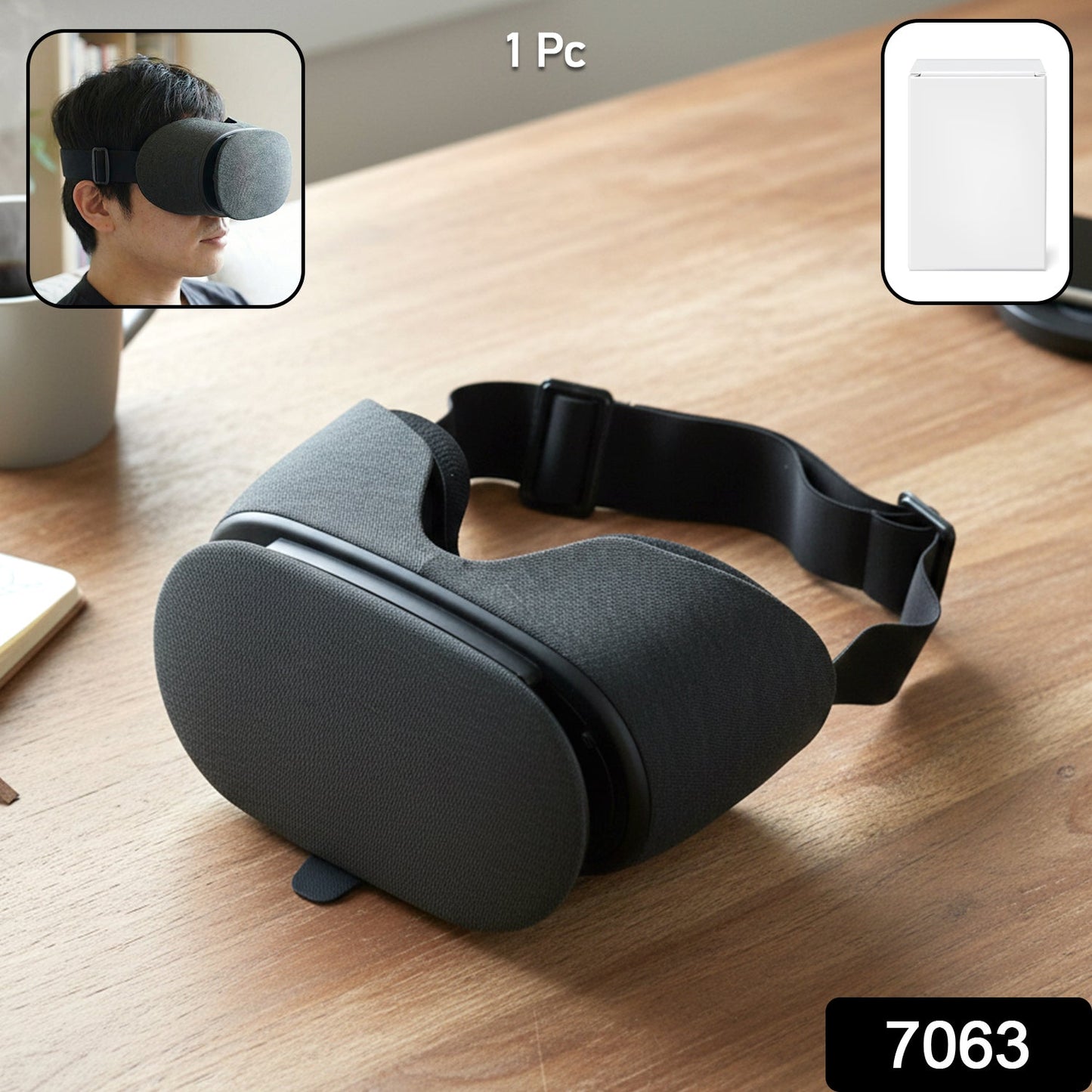 VR Headset Comfort Eye Mask Cover, Virtual Reality Glasses (1 Pc)