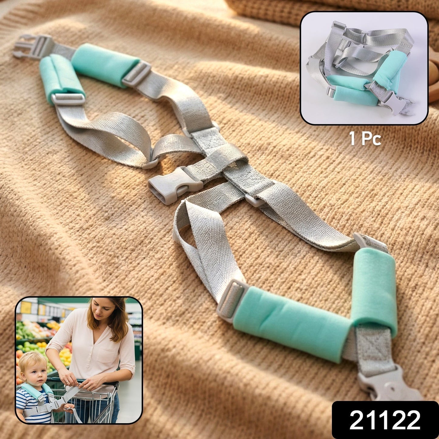 Adjustable Baby Safety Harness Support Belt (1 Pc)