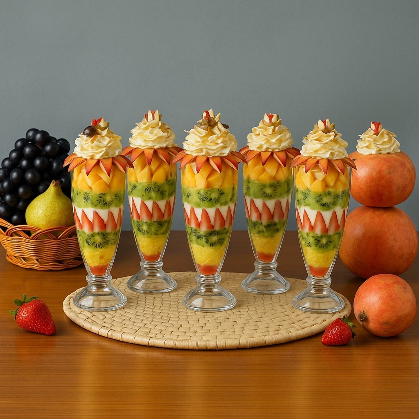 Apex Premium Dessert & Falooda Glasses (Approx 400ML / 6 Pc)