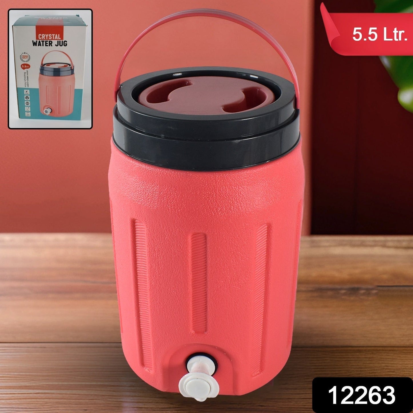 Insulated Water Jug 5.5 Ltr Water Storage Jug