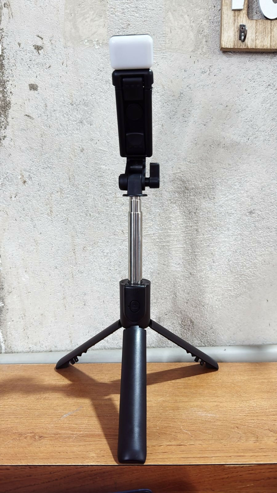RLS 3-in-1 Selfie Stick Tripod with Detachable Wireless Remote & LED Fill Light for Smartphones – Extendable Portable Selfie Stick Stand with Adjustable Phone Holder for Selfies, Vlogging, Video Calls & Travel