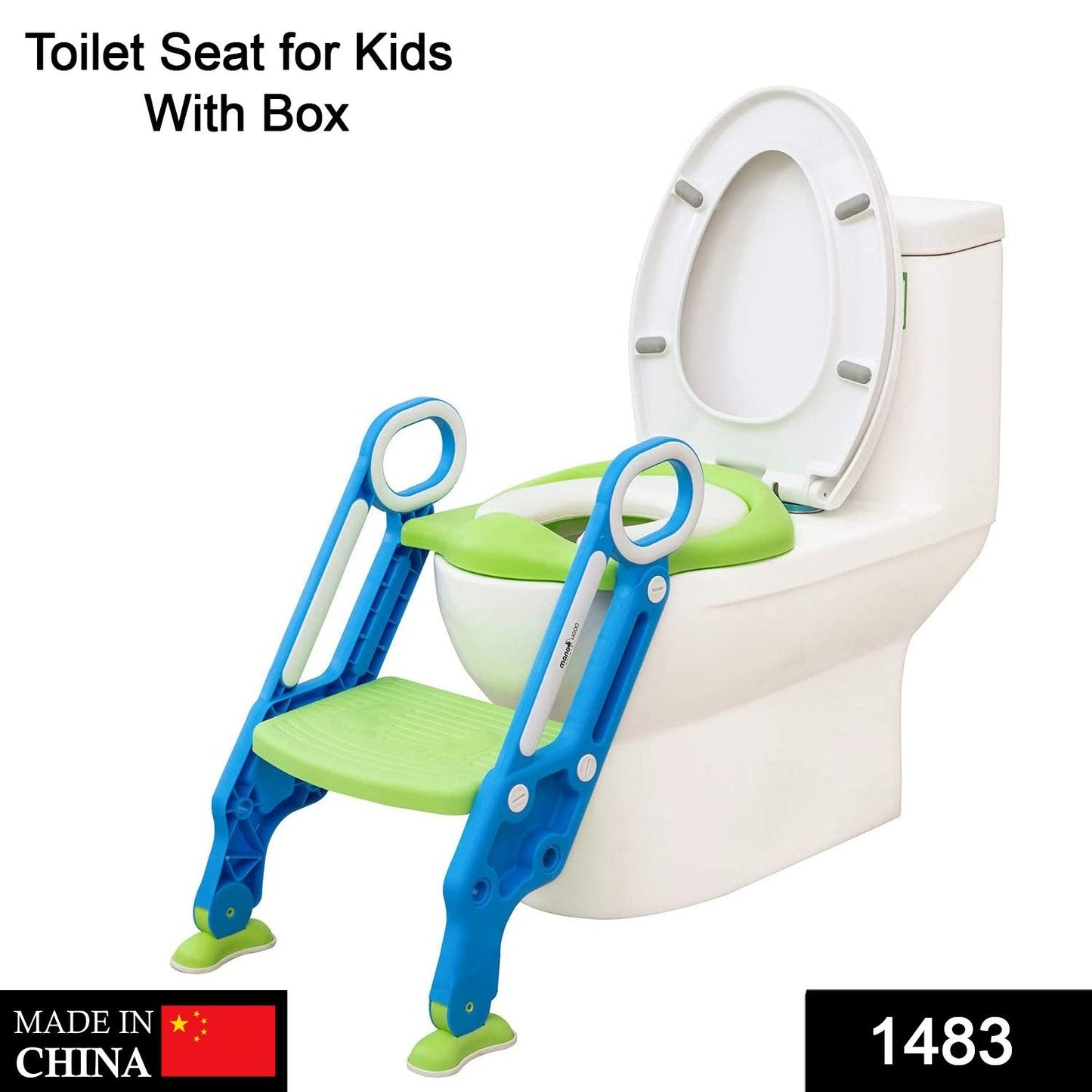 2 in 1 Training Foldable Ladder Potty Toilet Seat for Kids -----