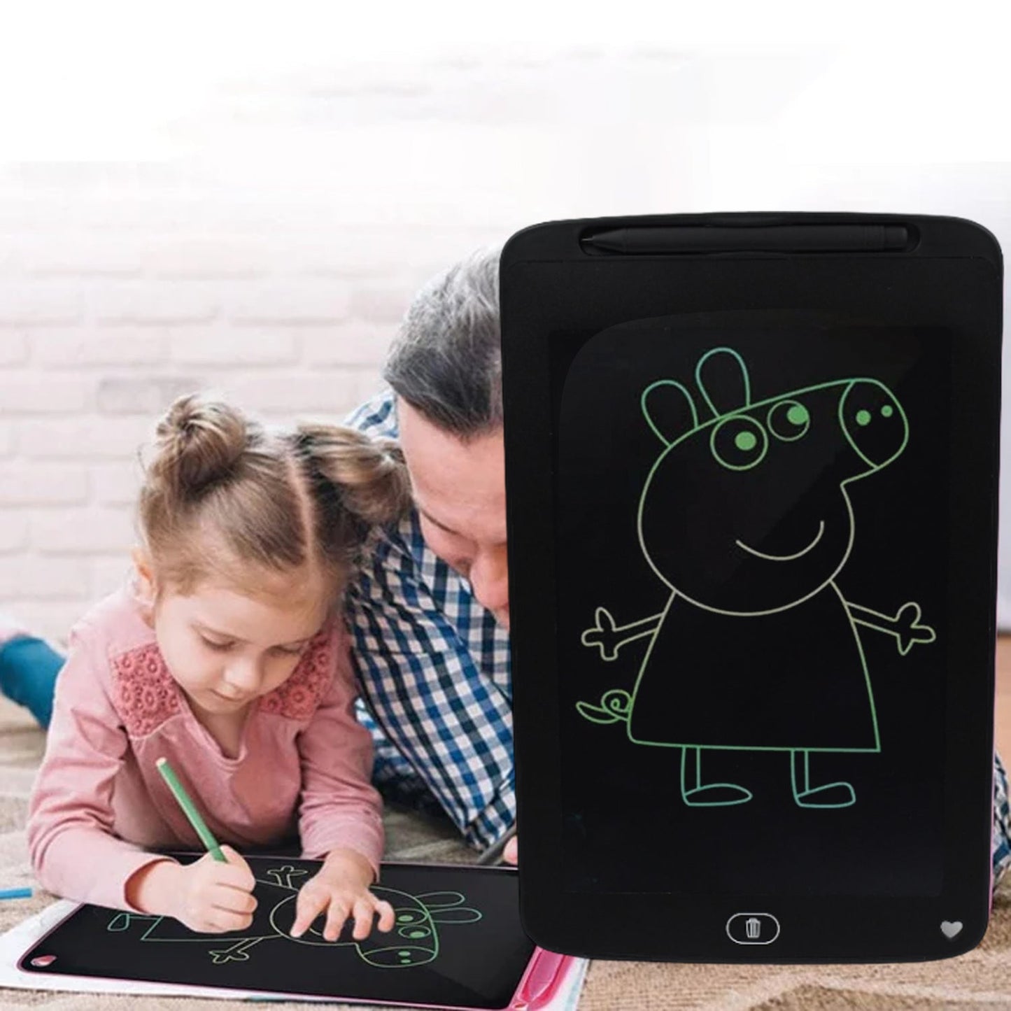 Portable LCD Writing Board Slate Digital Notepad with Pen for Kids 10 inch
