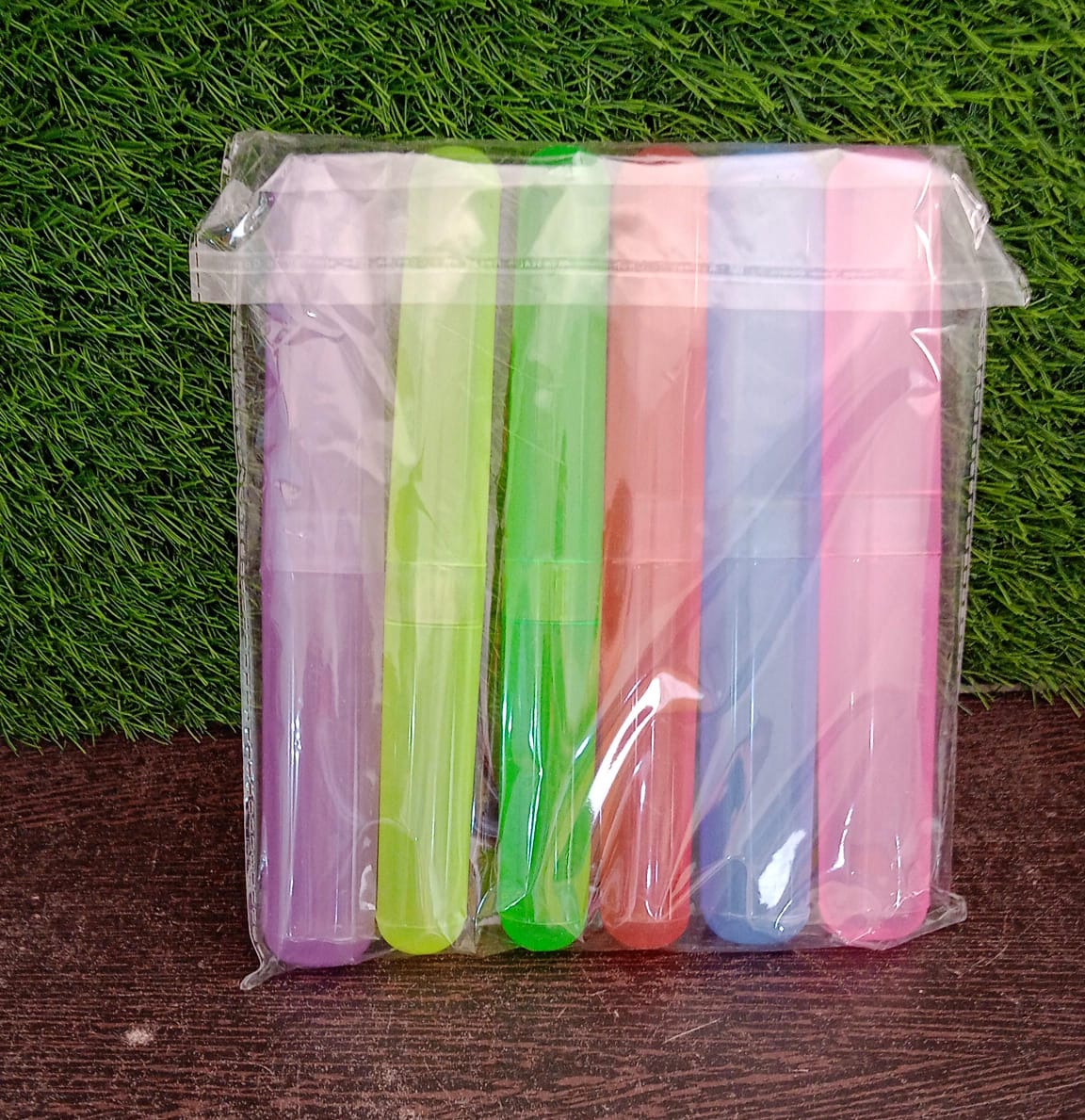 Plastic Toothbrush Covers - 6pc Anti-Bacterial Travel Protectors for Oral Care