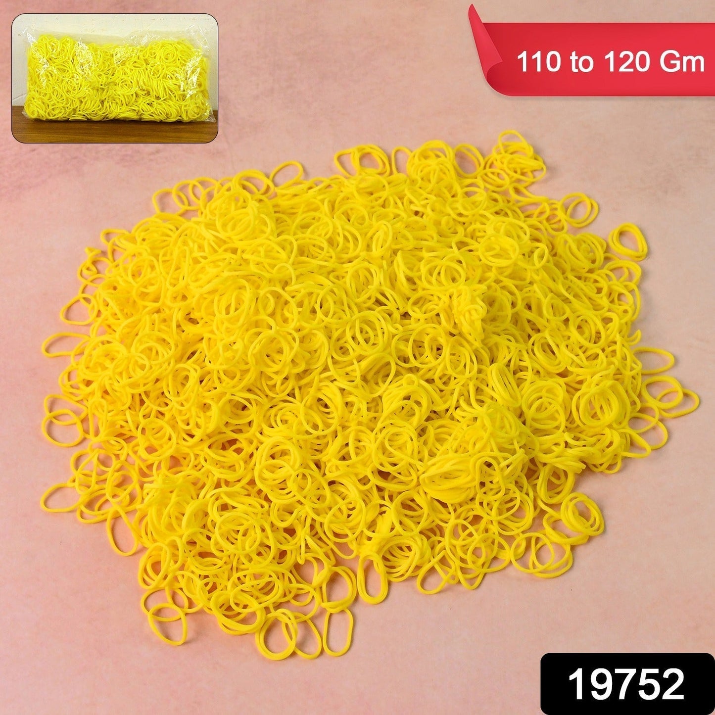 Premium Strong Elastic Rubber Bands – Multipurpose Bands (Approx. 110 to 120 gm Pack)